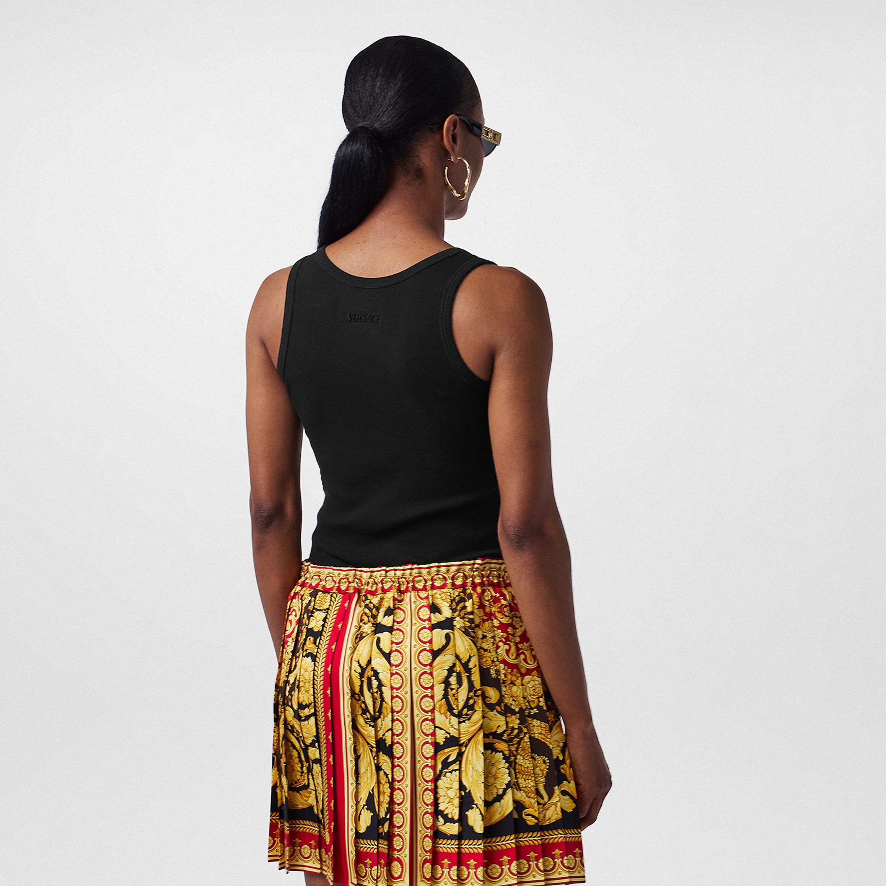 Black - Versace - Women's Safety Pin Vest - 4