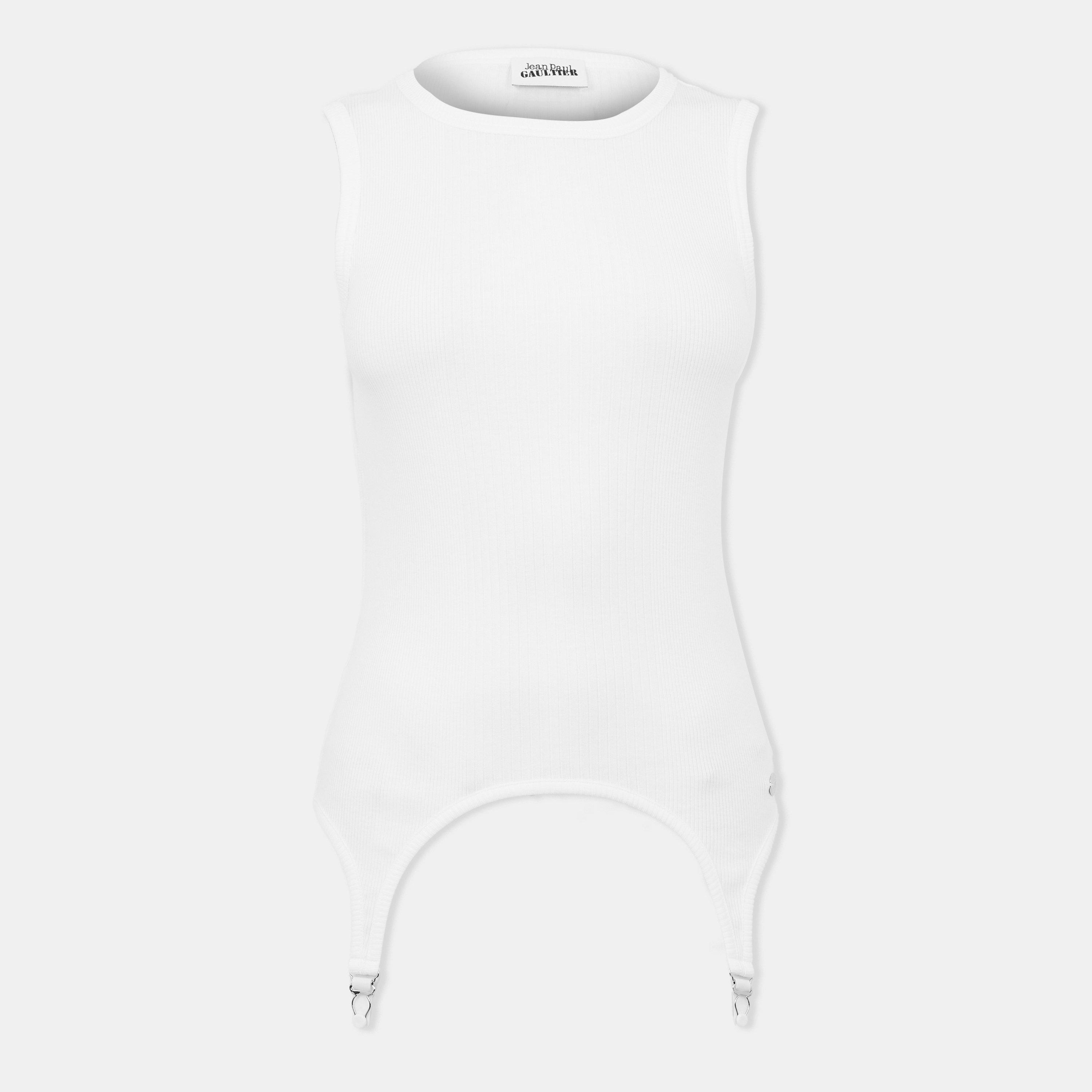 White - Jean Paul Gaultier - Women's Tank Tops - 1