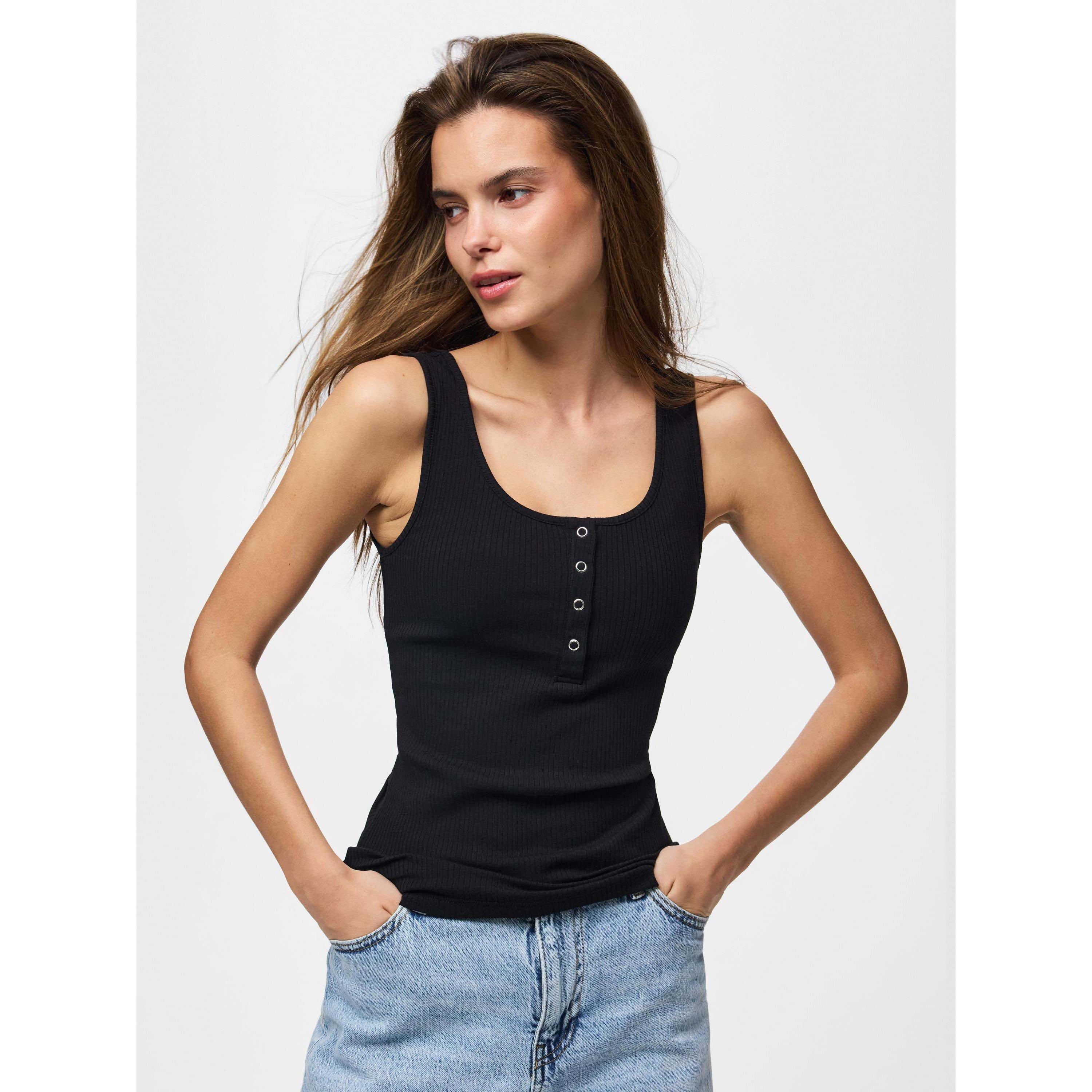Black - Pieces - Pieces Kitte Tank T Ld63 - 3