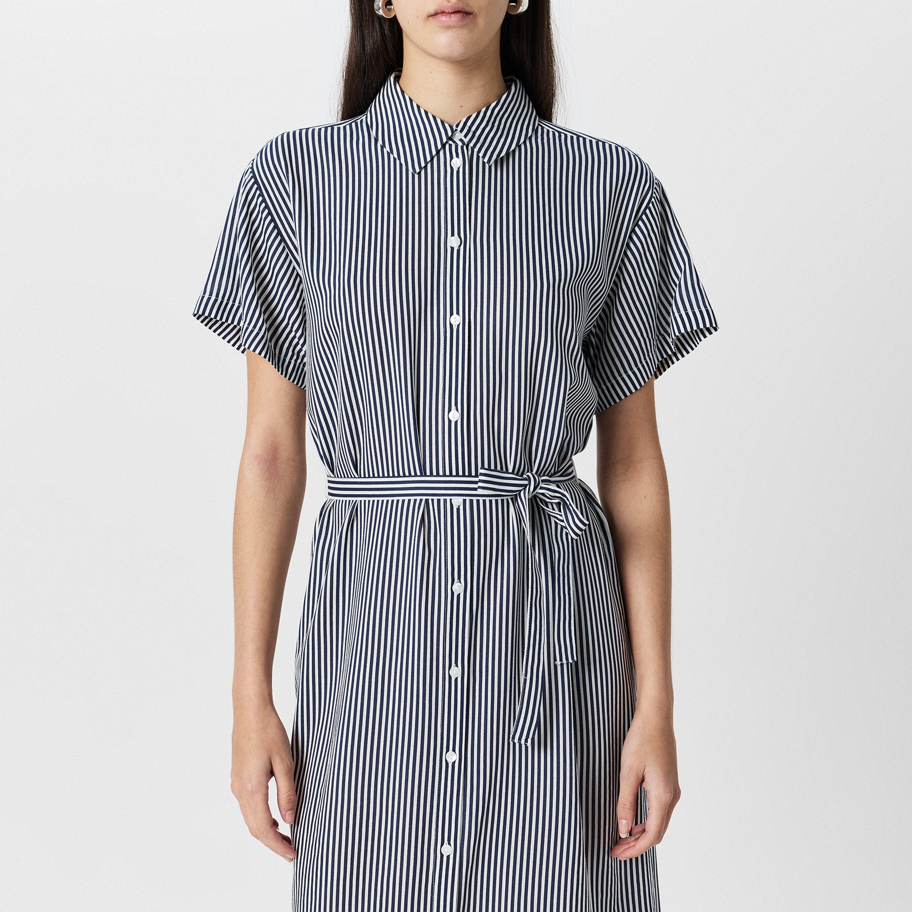 Inchiostro Bianco Neve - Vero Moda - Women's Bumpy Shirt Dress - 3