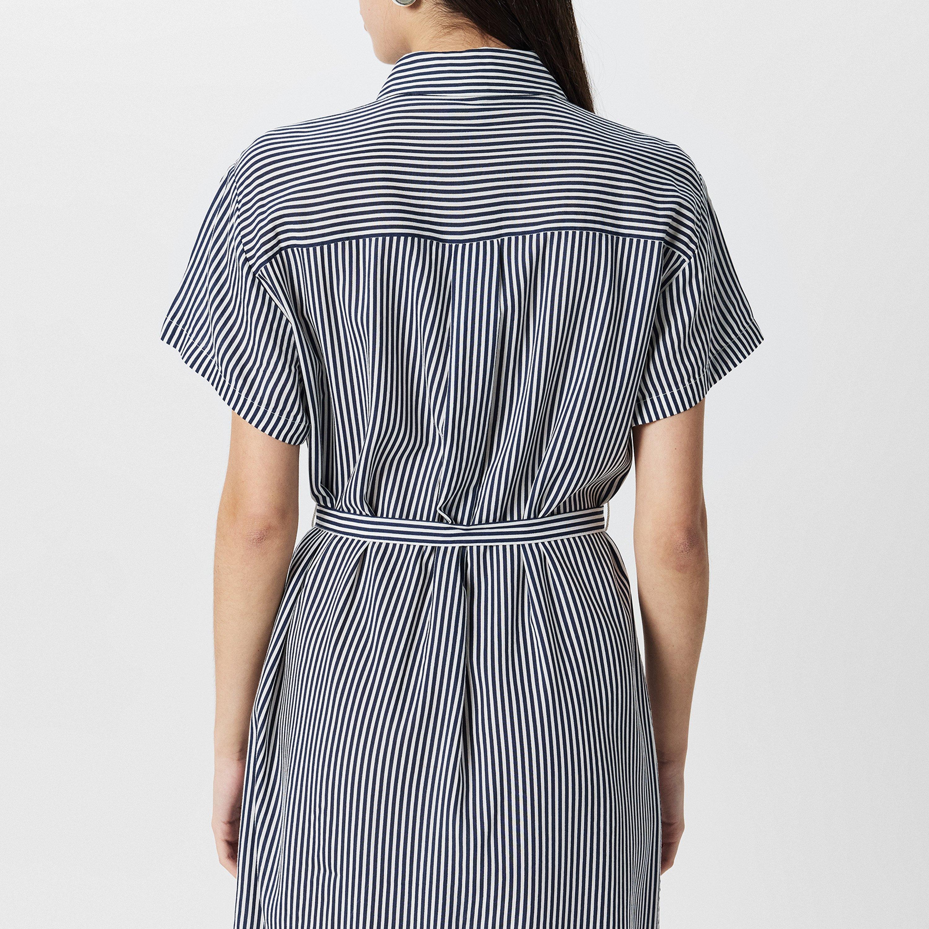 Inchiostro Bianco Neve - Vero Moda - Women's Bumpy Shirt Dress - 4