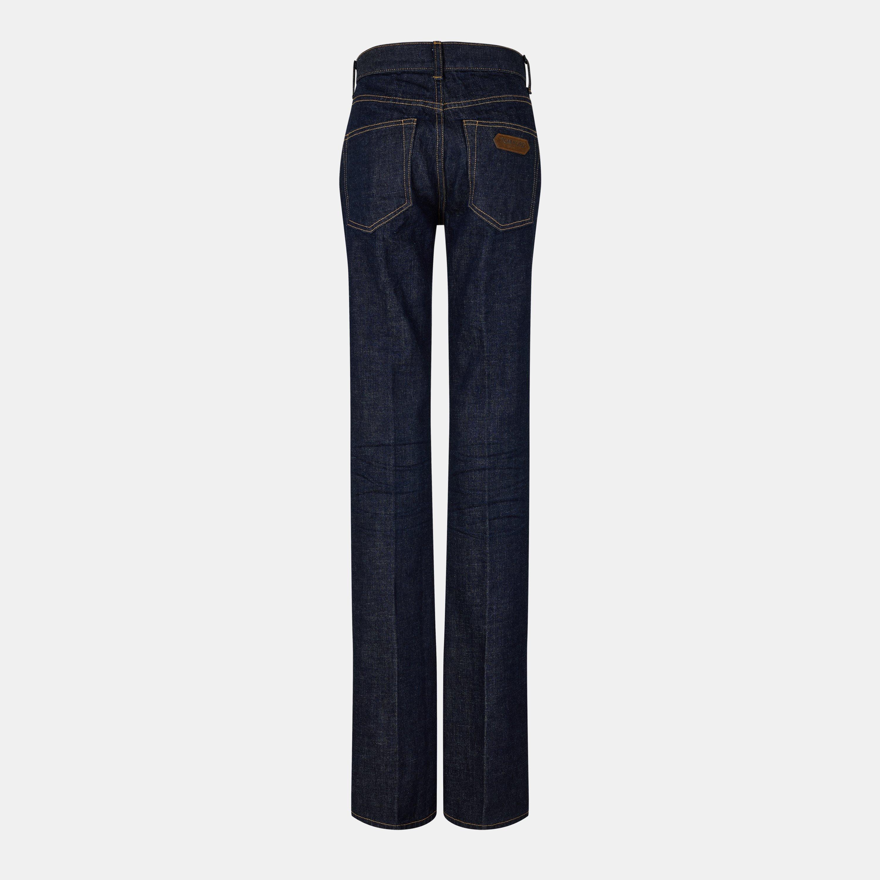Blue - Tom Ford - Women's Slim Fit Jeans - 2