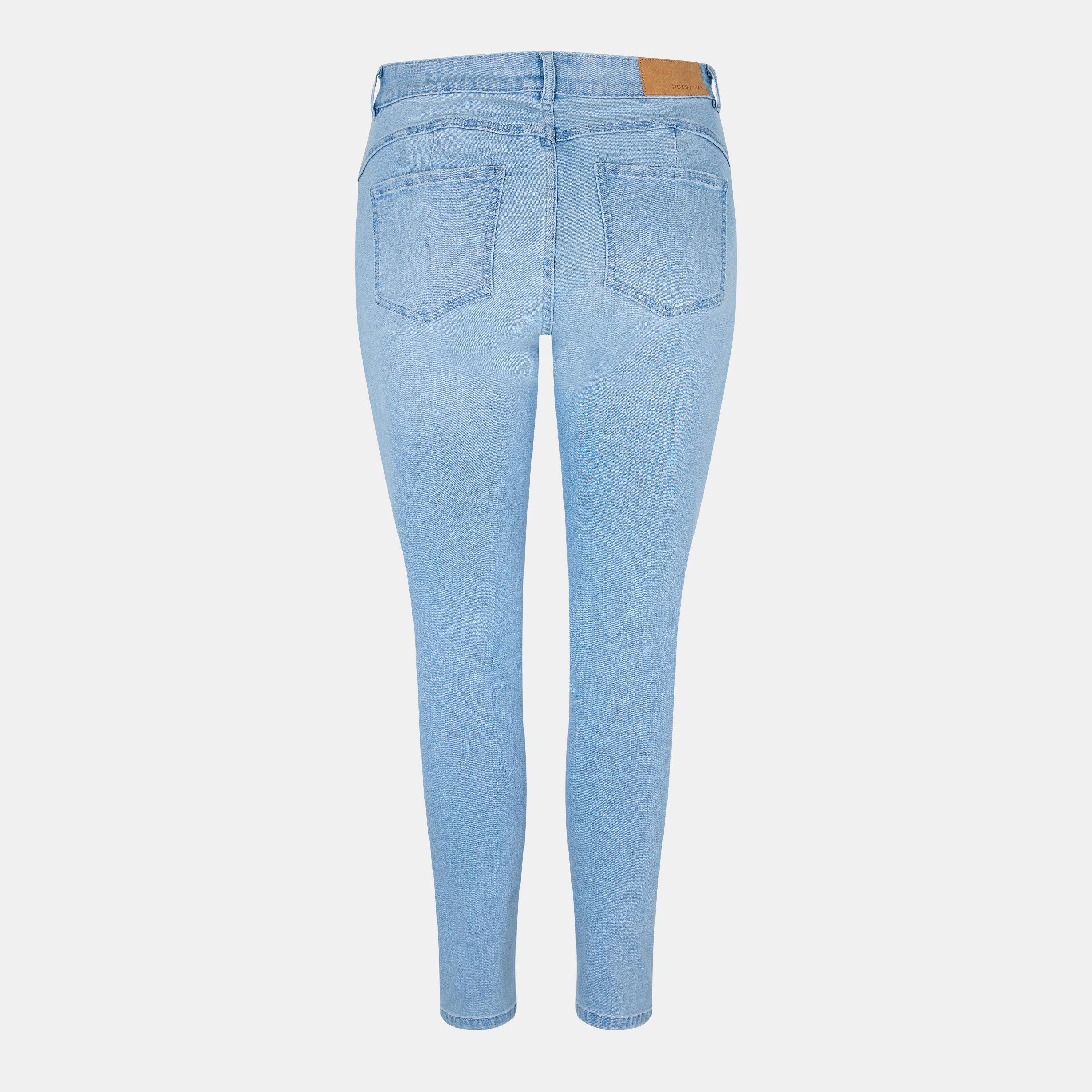 Lt Blauwe Spijkerstof - Noisy May - Shaper Skinny Jeans - 2