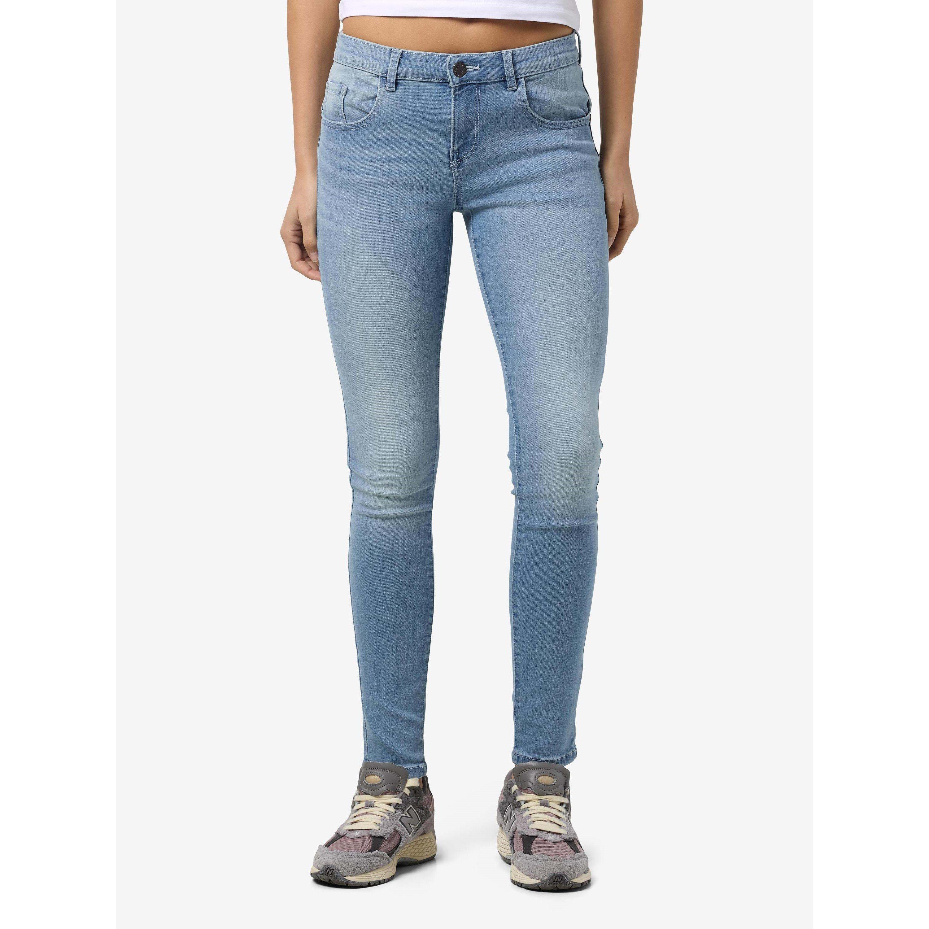 Lt Blauwe Spijkerstof - Noisy May - Shaper Skinny Jeans - 3