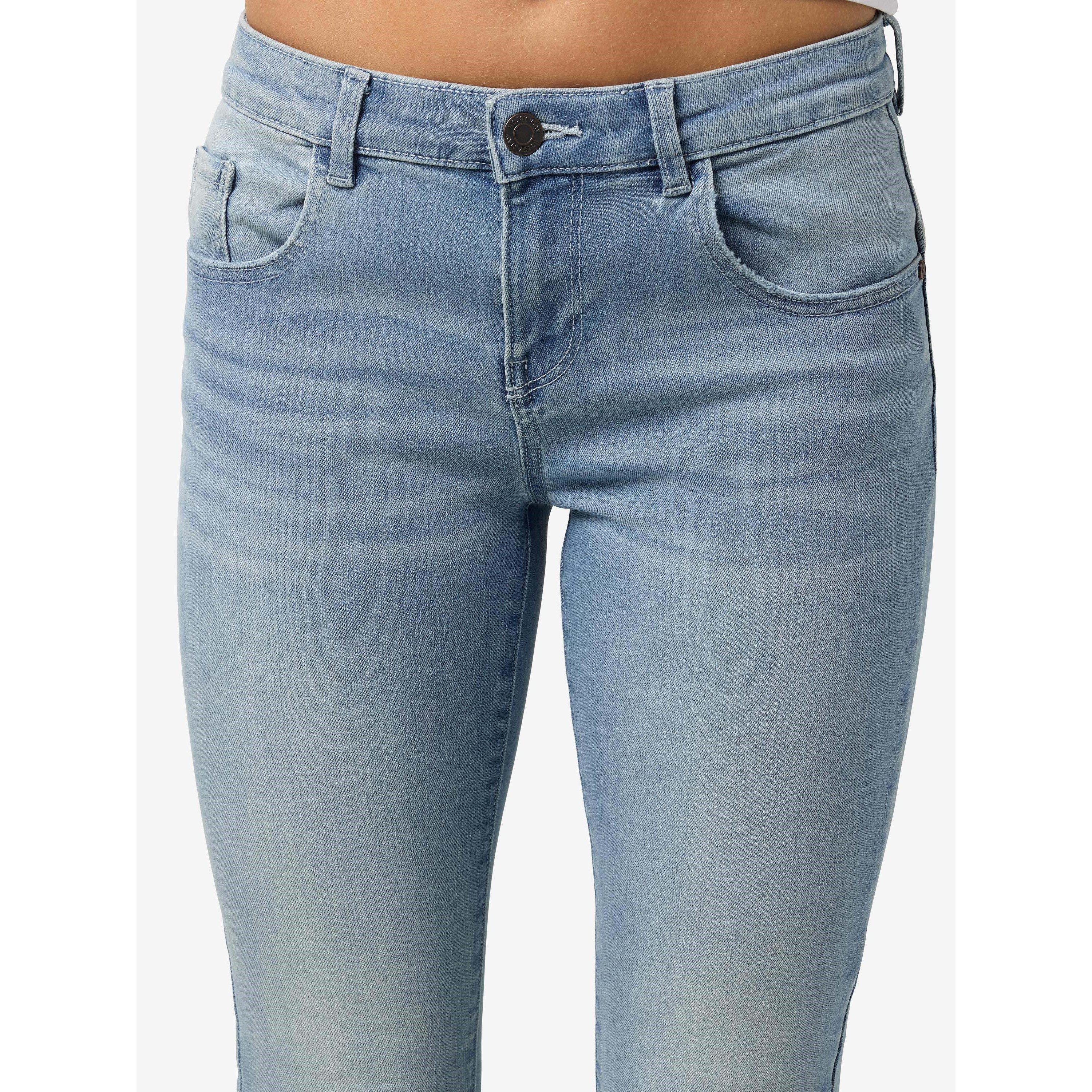 Lt Blauwe Spijkerstof - Noisy May - Shaper Skinny Jeans - 5