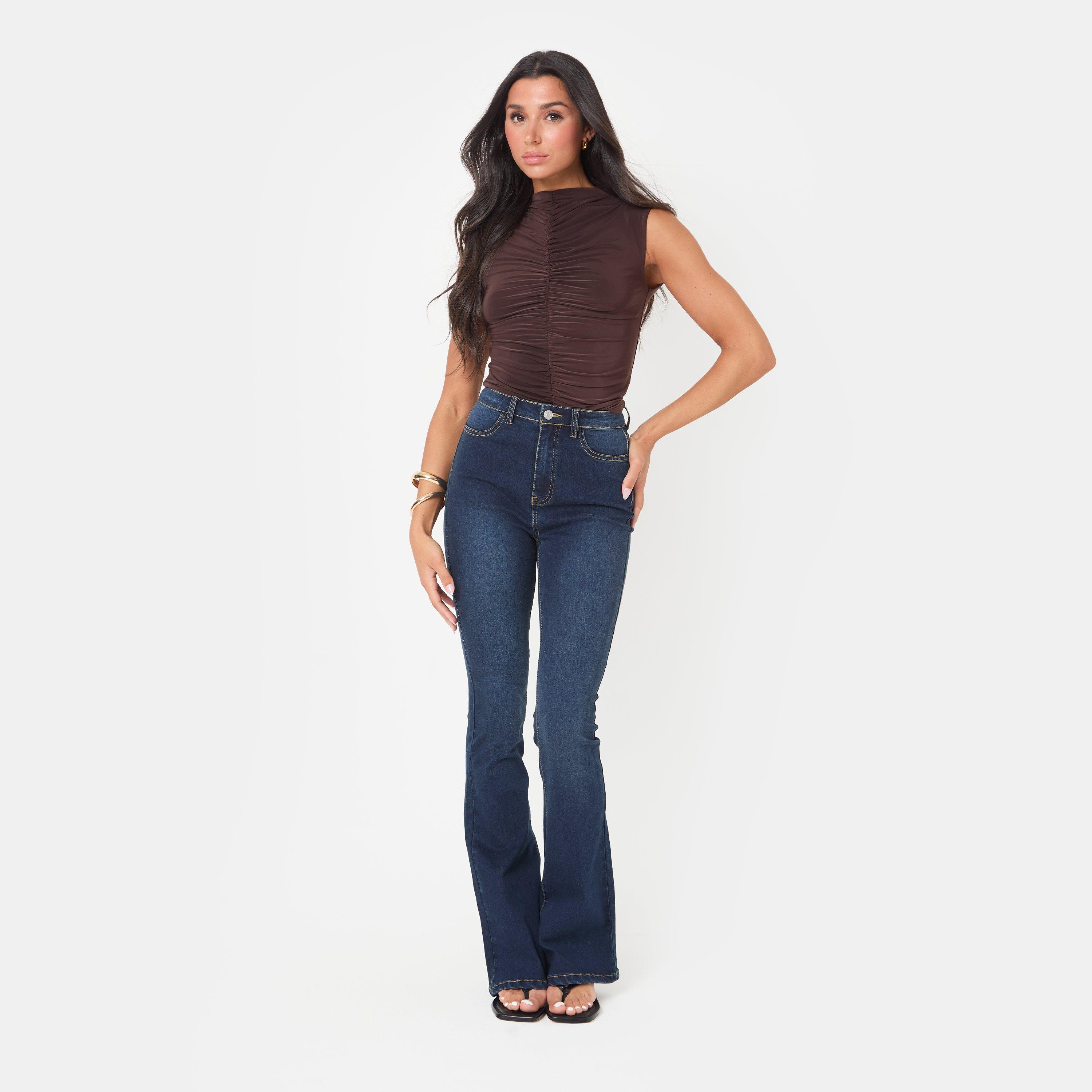 Chocolate - I Saw It First - Ruched Front Slinky Top - 3