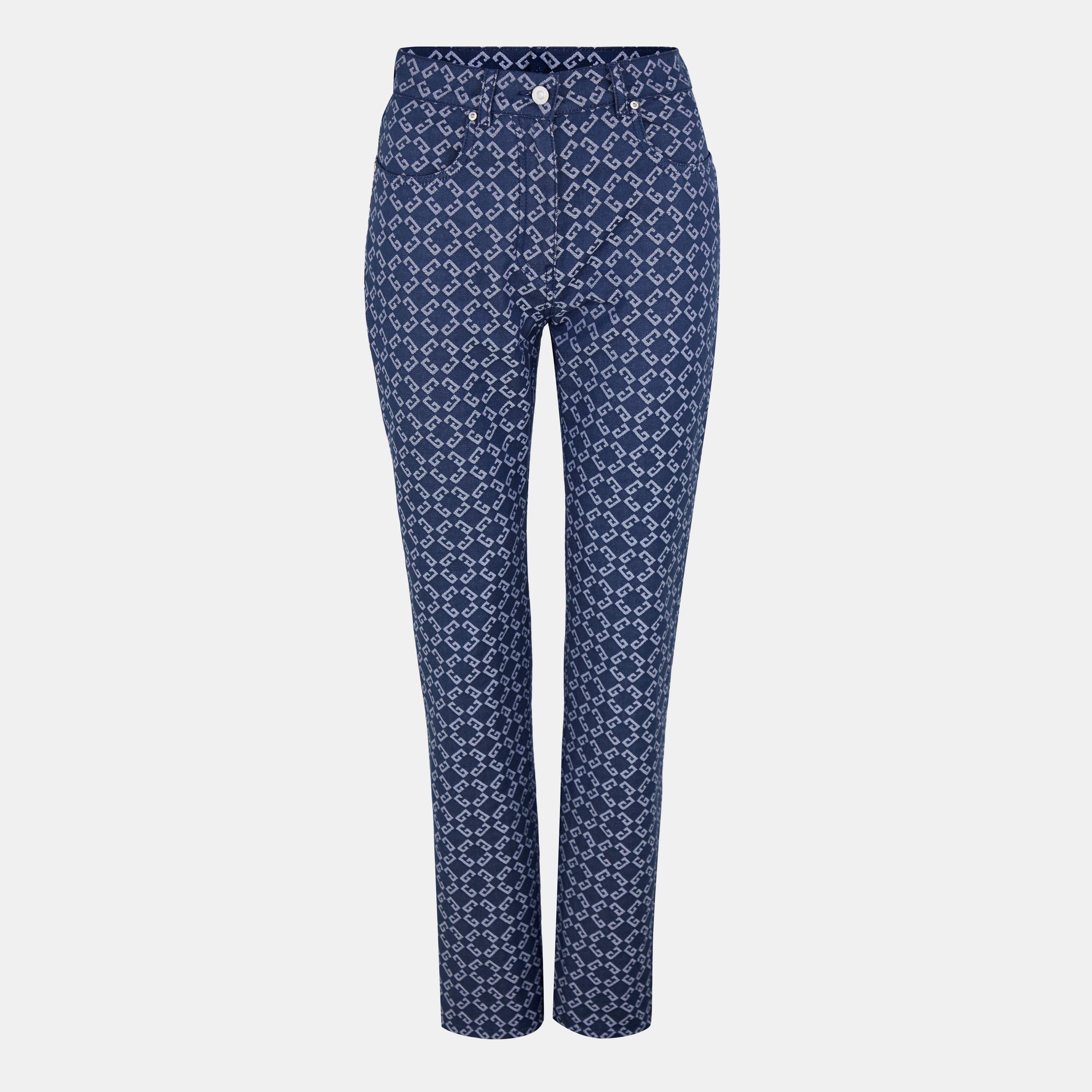 GIVENCHY Monogram Denim Jeans - Denim Blue - Size 27W