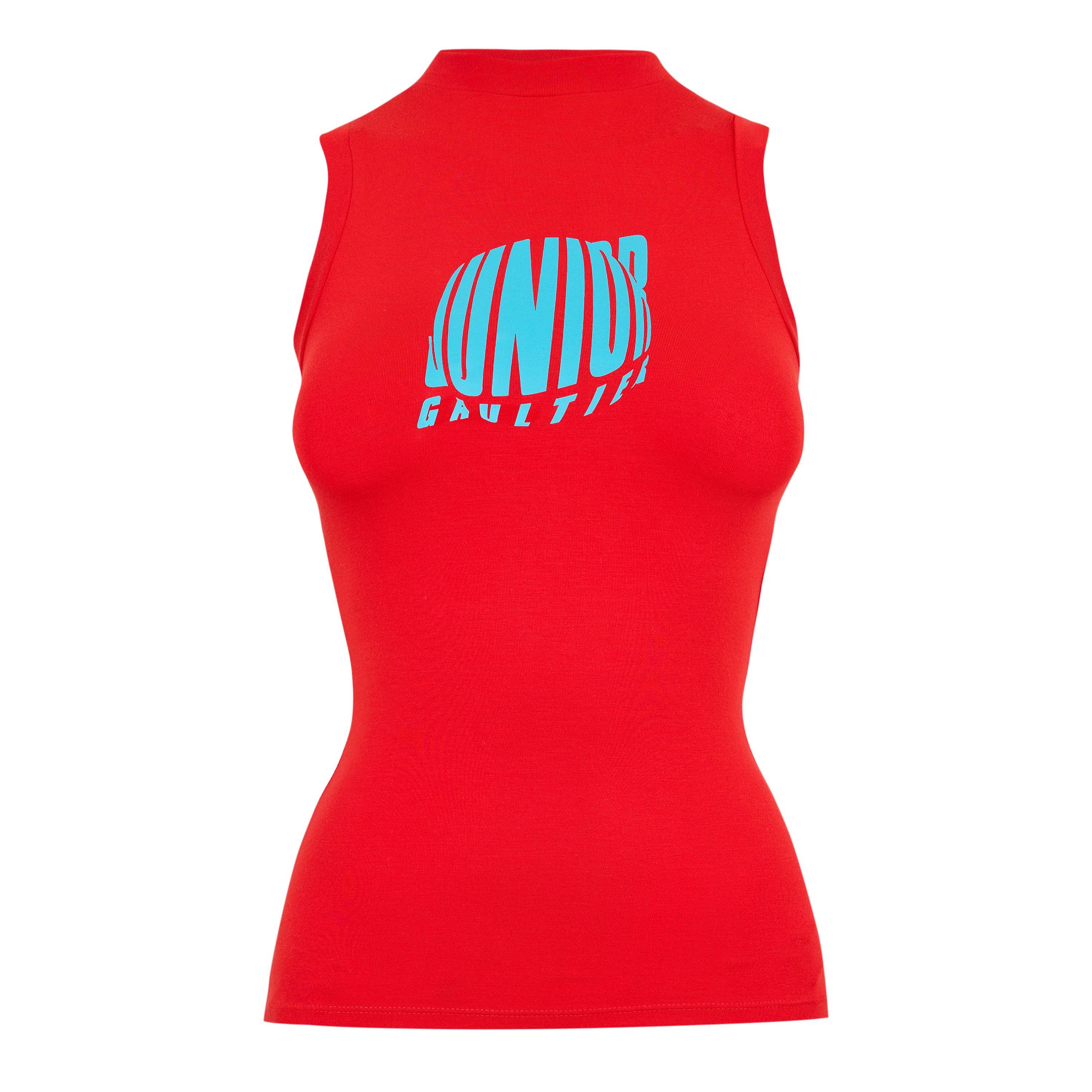 Red - Jean Paul Gaultier - Women's Jersey Tank Vest - 1