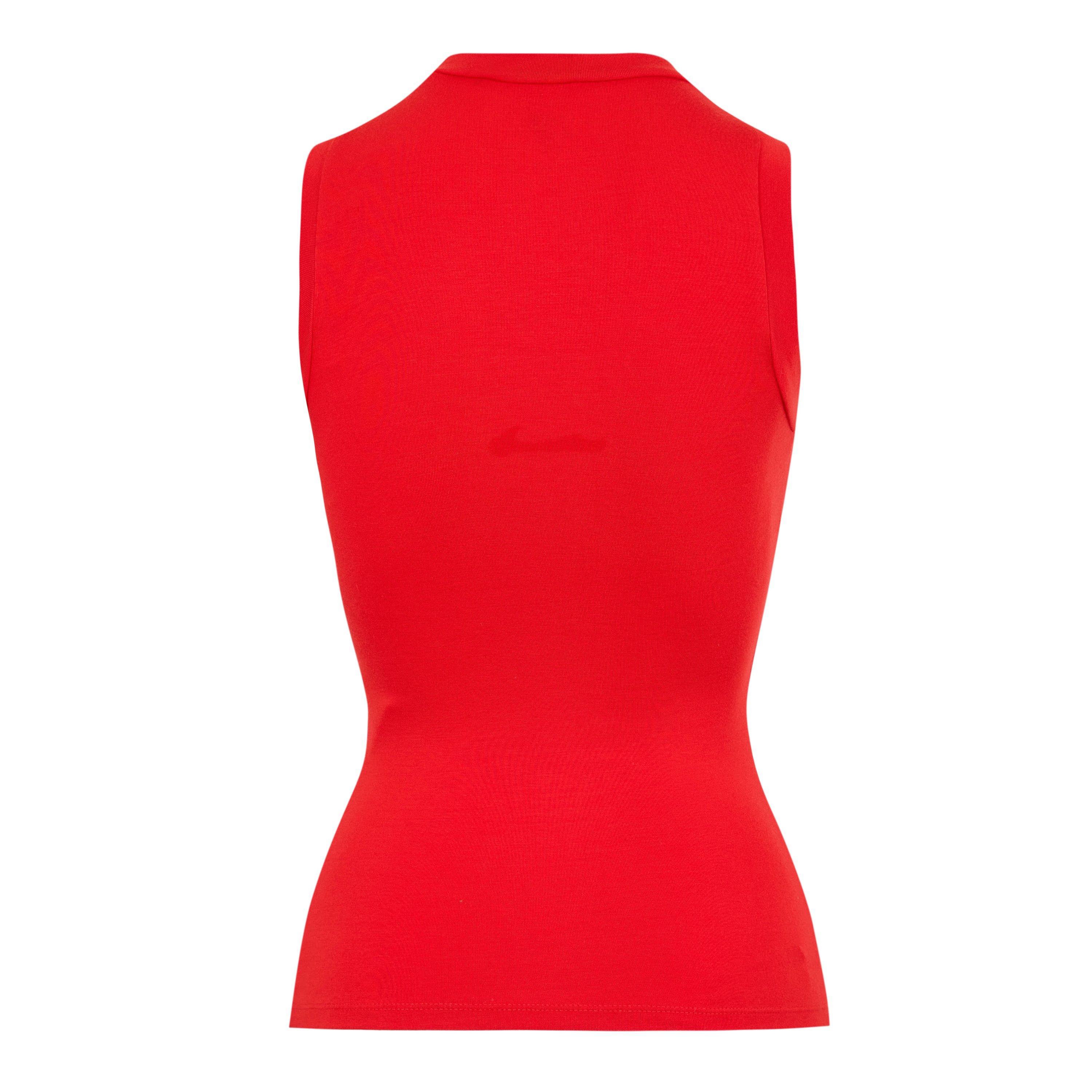 Red - Jean Paul Gaultier - Women's Jersey Tank Vest - 2