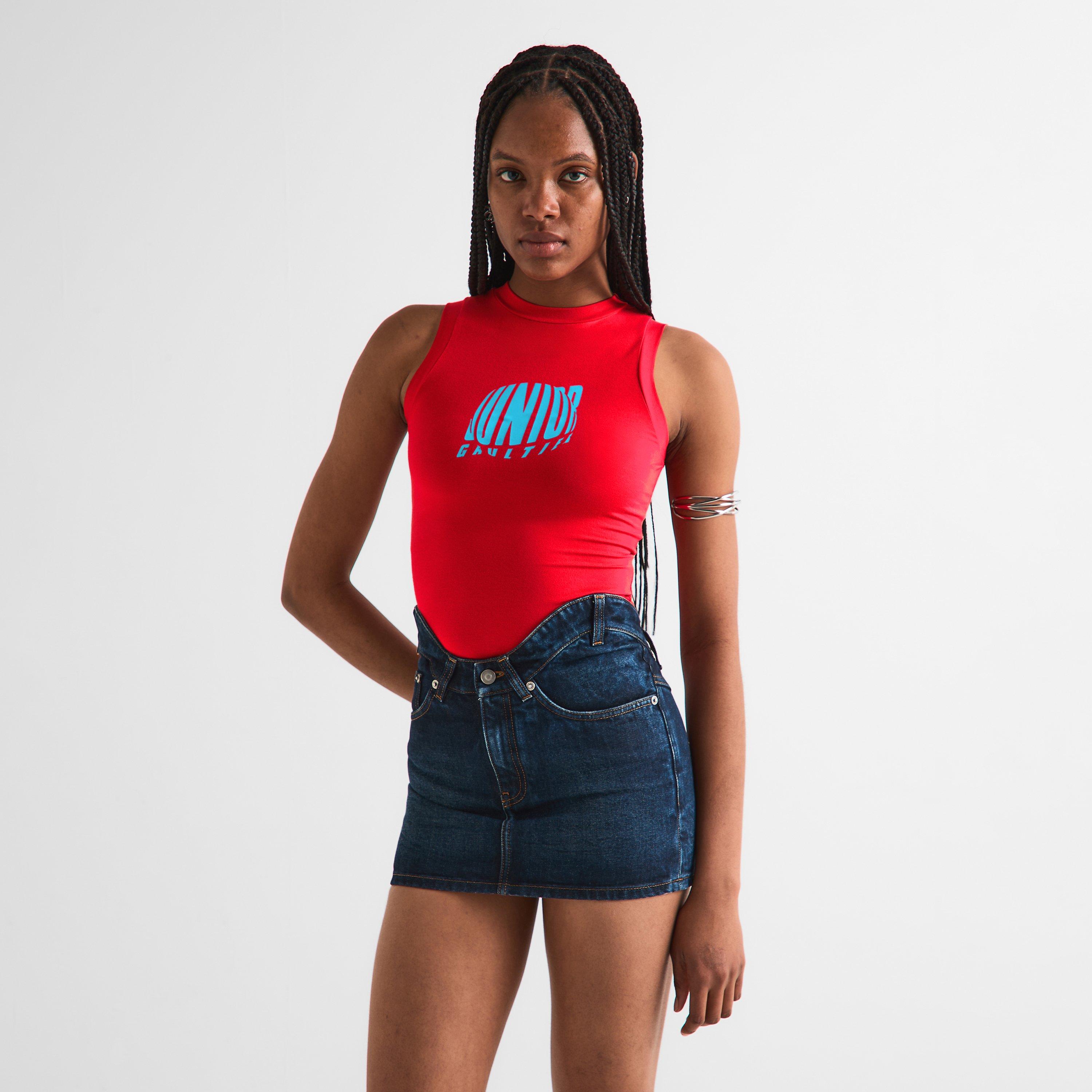 Red - Jean Paul Gaultier - Women's Jersey Tank Vest - 3