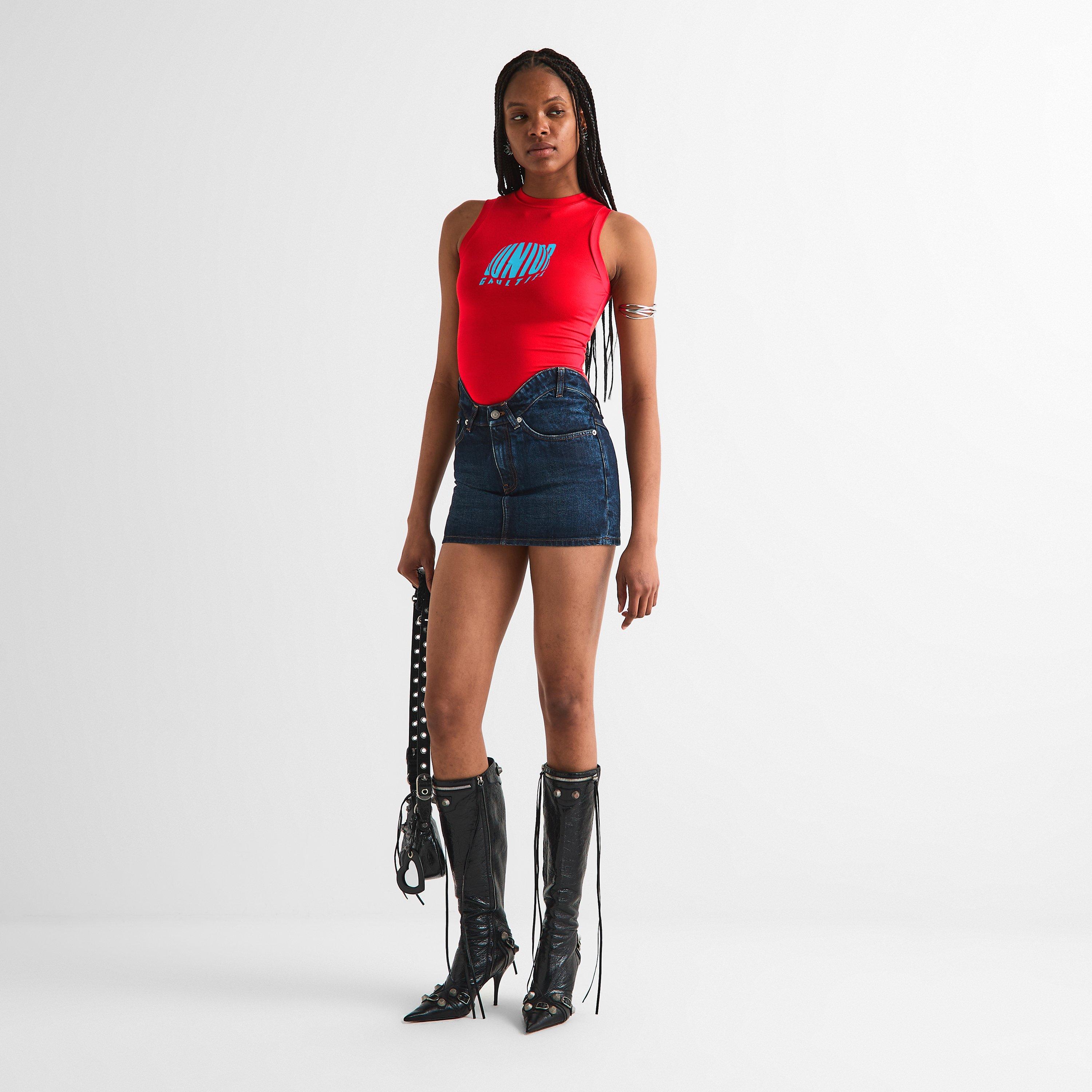 Red - Jean Paul Gaultier - Women's Jersey Tank Vest - 5