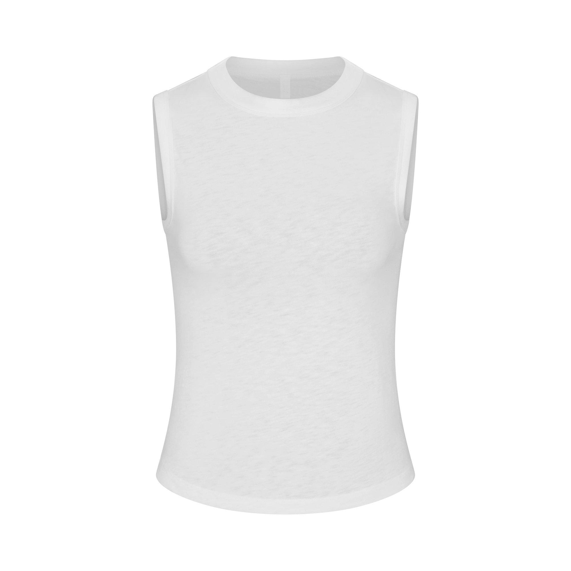 SNOW - SKIMS - Women's High Crew Tank Cami Top - 1
