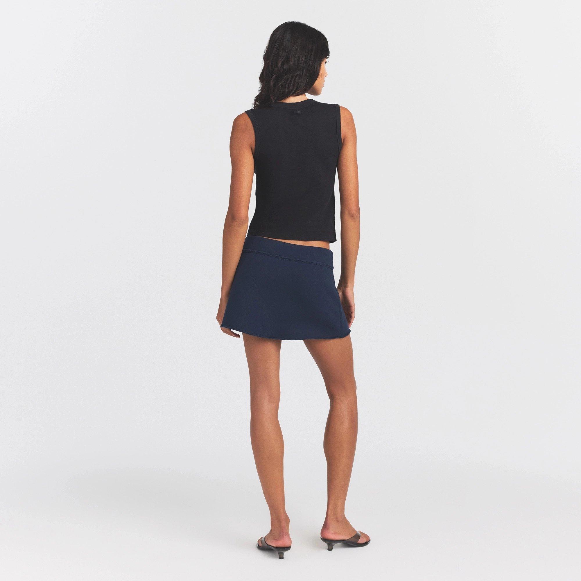 WASHED ONYX - SKIMS - Women's High Crew Tank Cami Top - 3