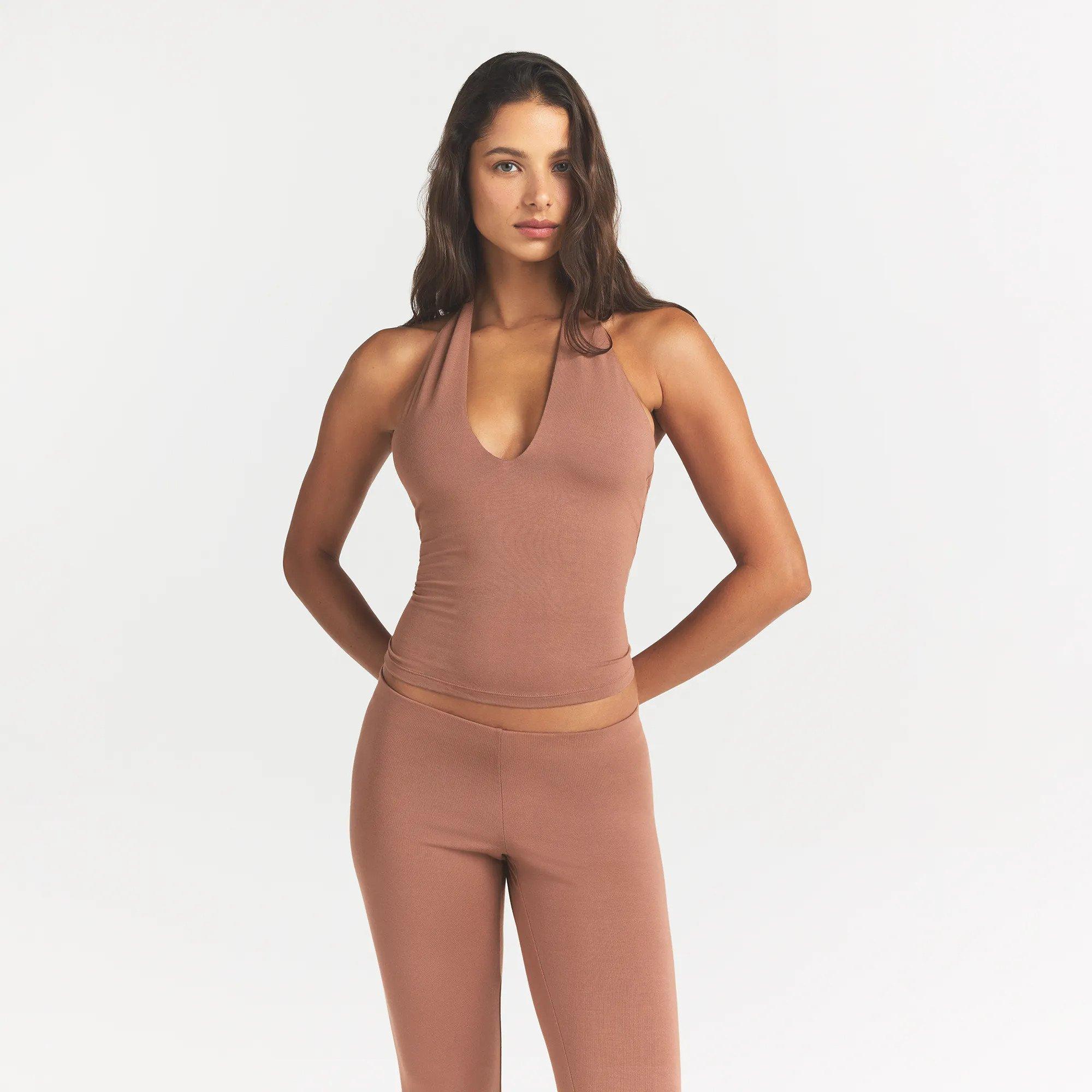 NUTMEG - SKIMS - Women's Halter Cami Top - 2