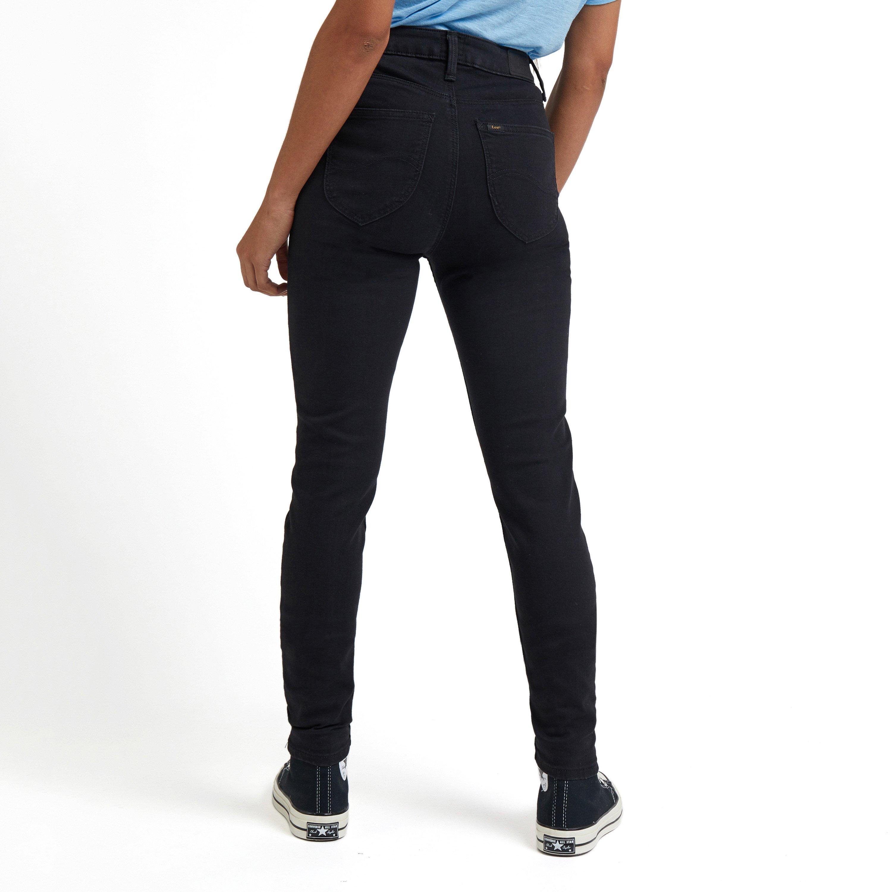 Rinçage noir - Lee - Scarlett Skinny Jeans Womens - 3