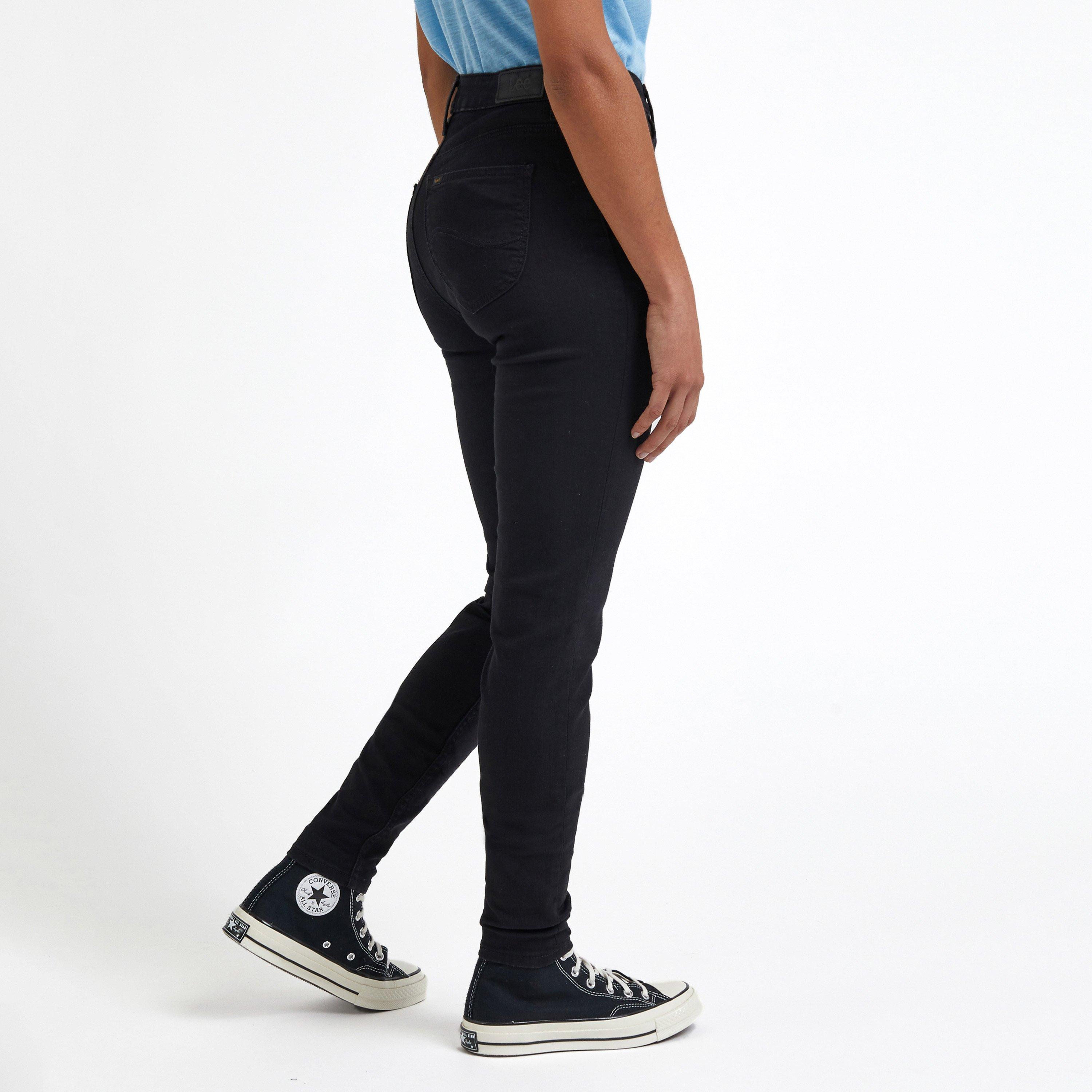 Rinçage noir - Lee - Scarlett Skinny Jeans Womens - 5