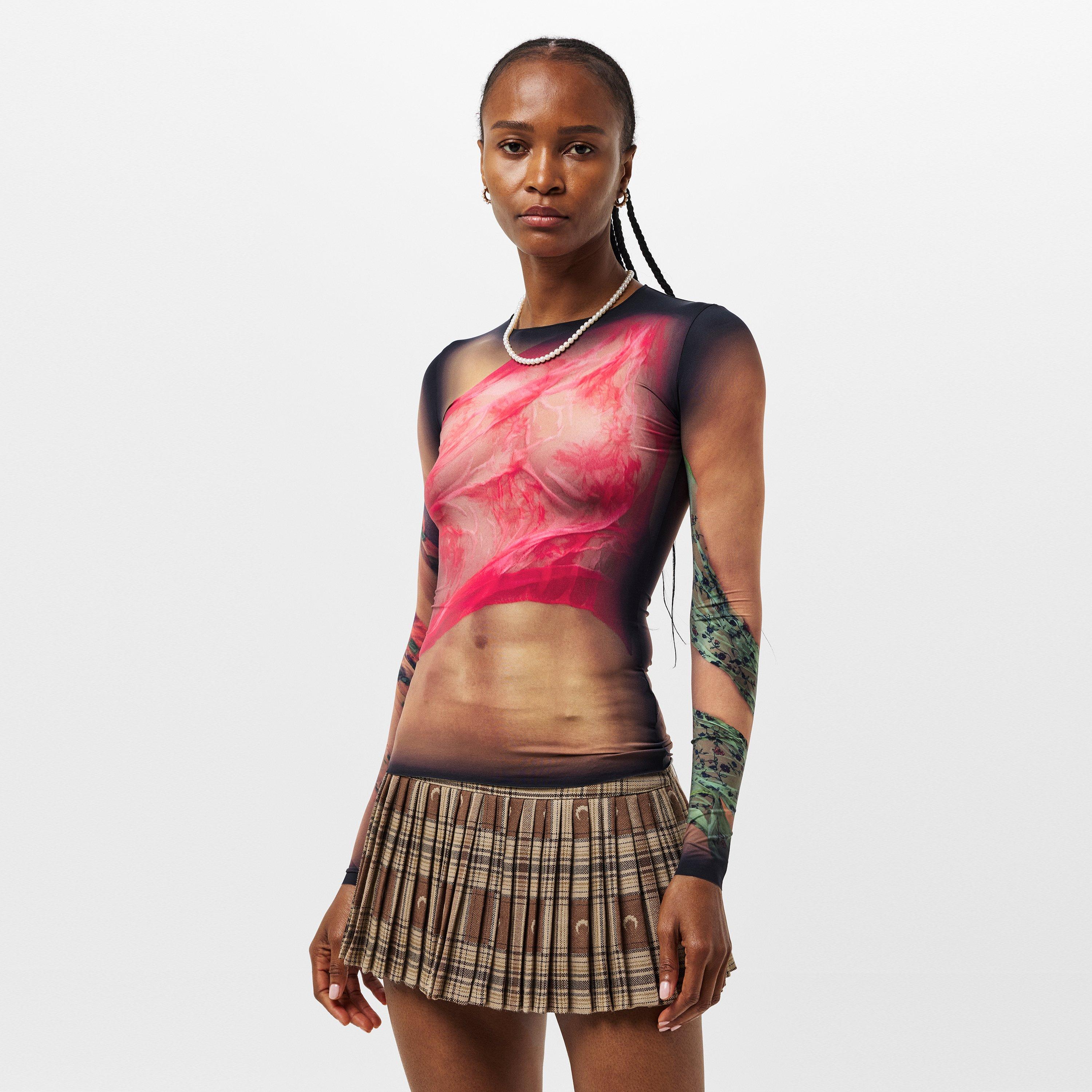 Dark Beige - Marine Serre - Women's Tank Vest - 3