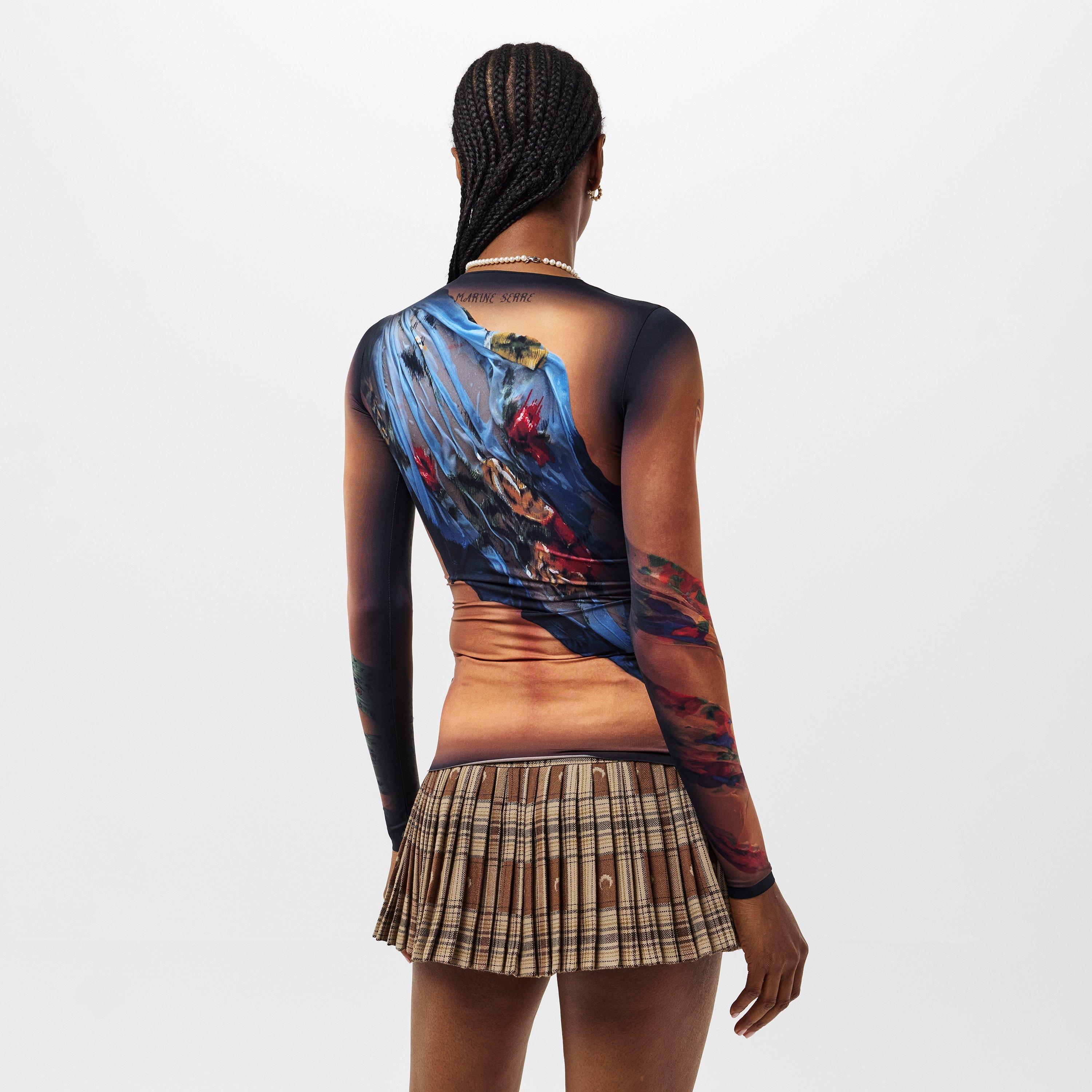 Dark Beige - Marine Serre - Women's Tank Vest - 4