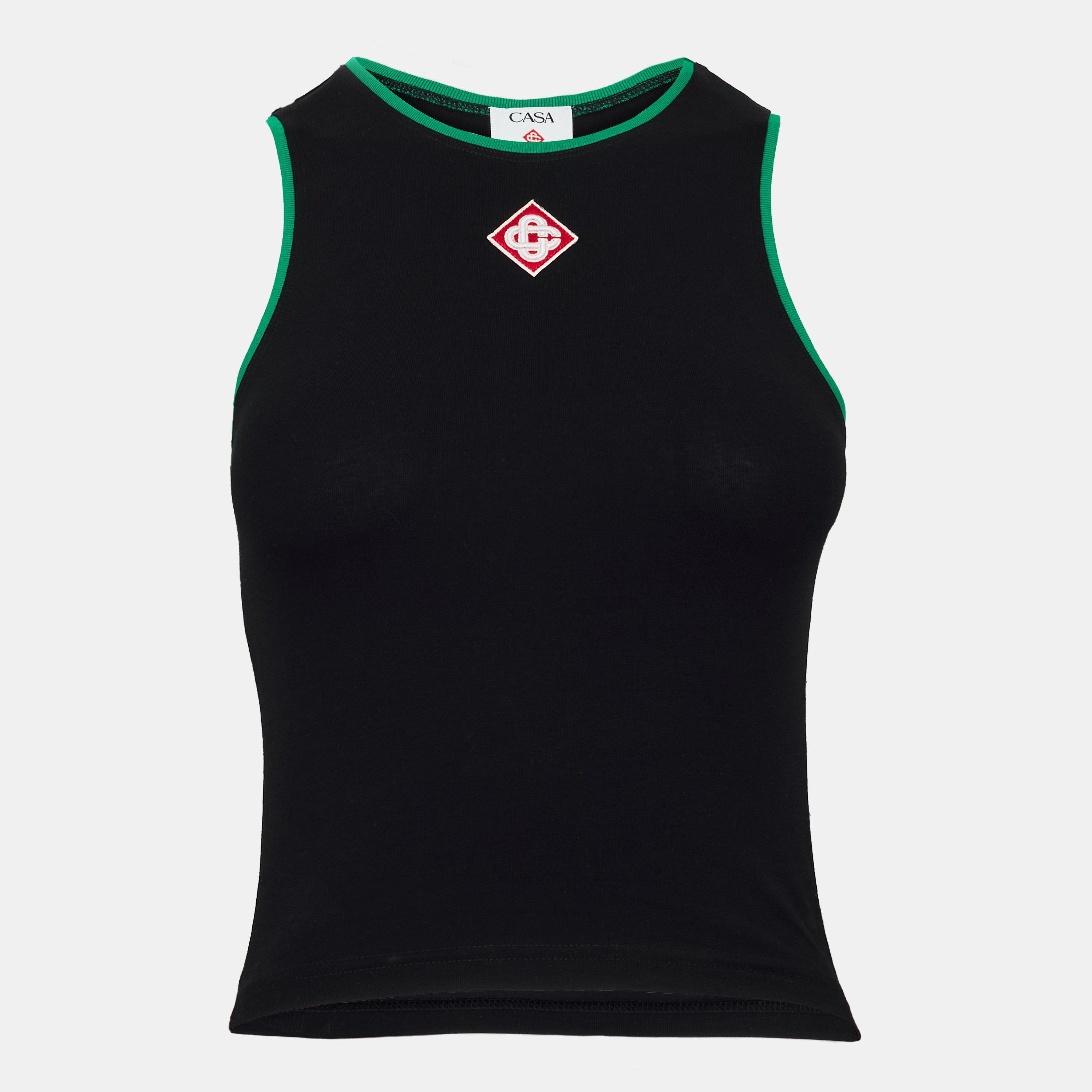 Black - Casablanca - Logo Vest - 1