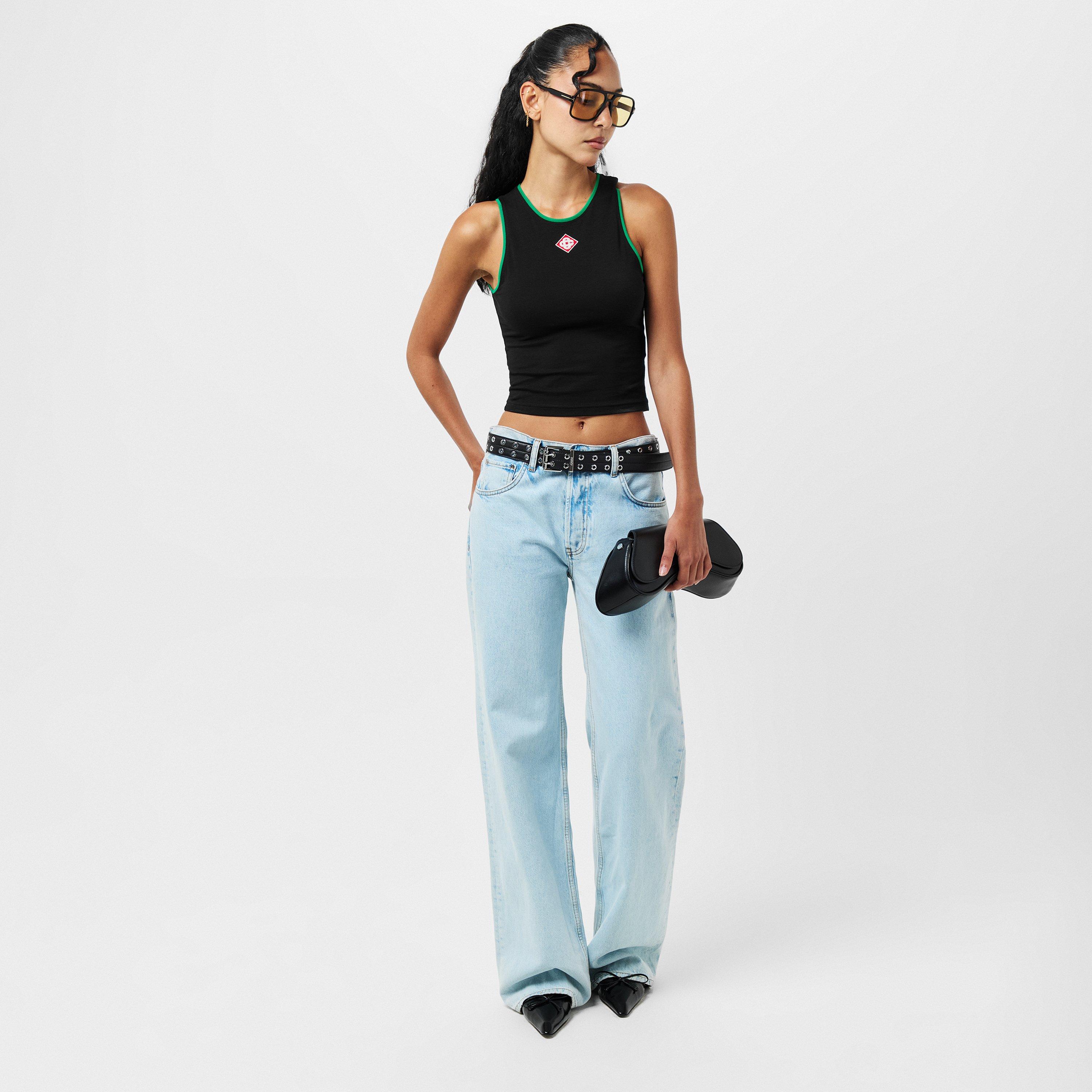 Black - Casablanca - Logo Vest - 6