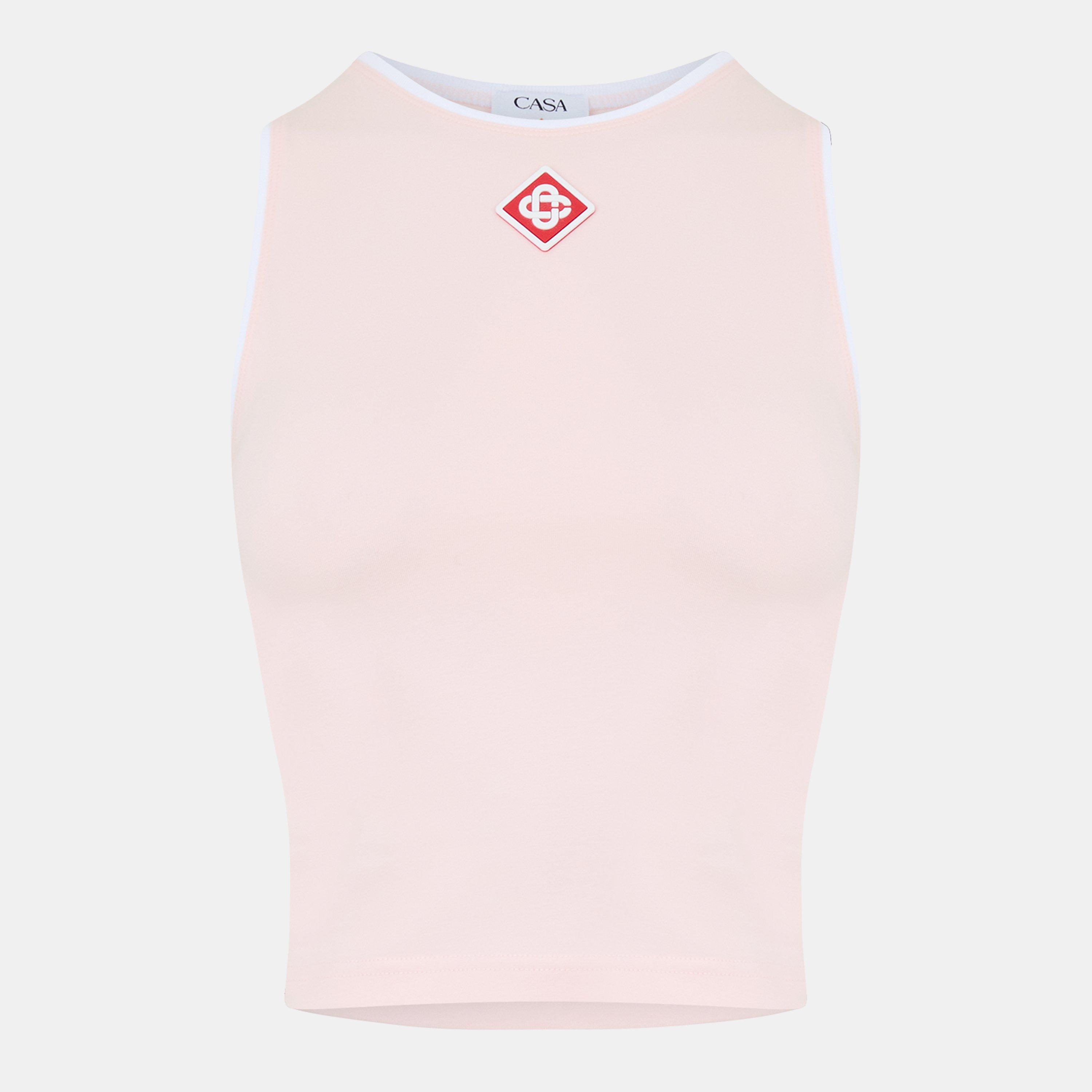 Casablanca Logo Vest - Pink - Size 16 (XL)