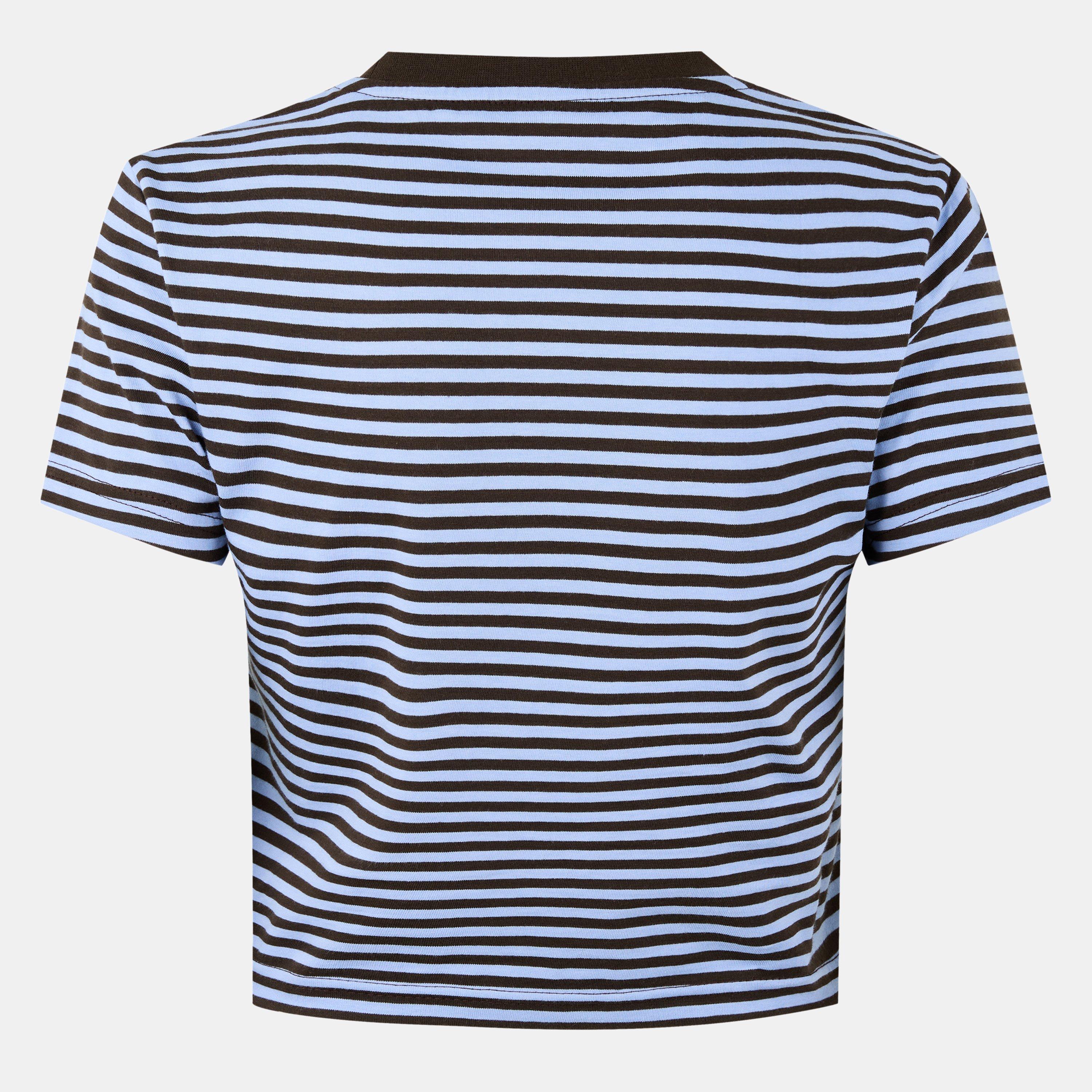 Bruin/Blauw - Jack Wills - Women's Striped Crop Top - 2