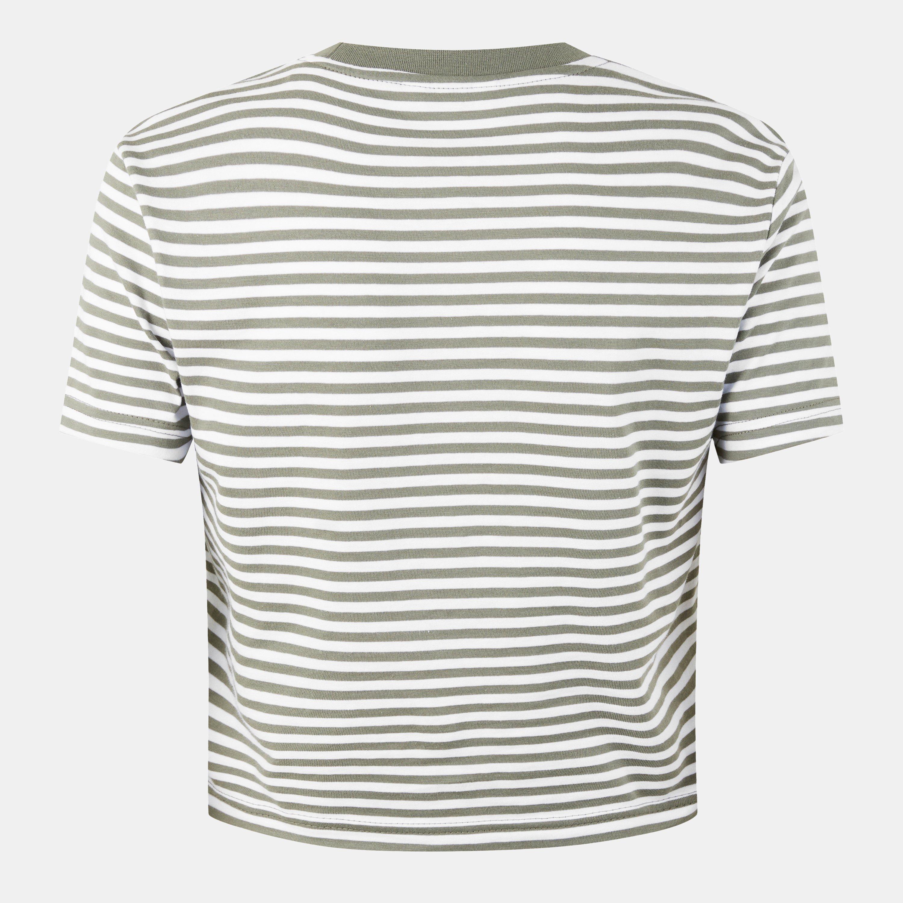 Weiß/Grün - Jack Wills - Striped Crop Top - 2