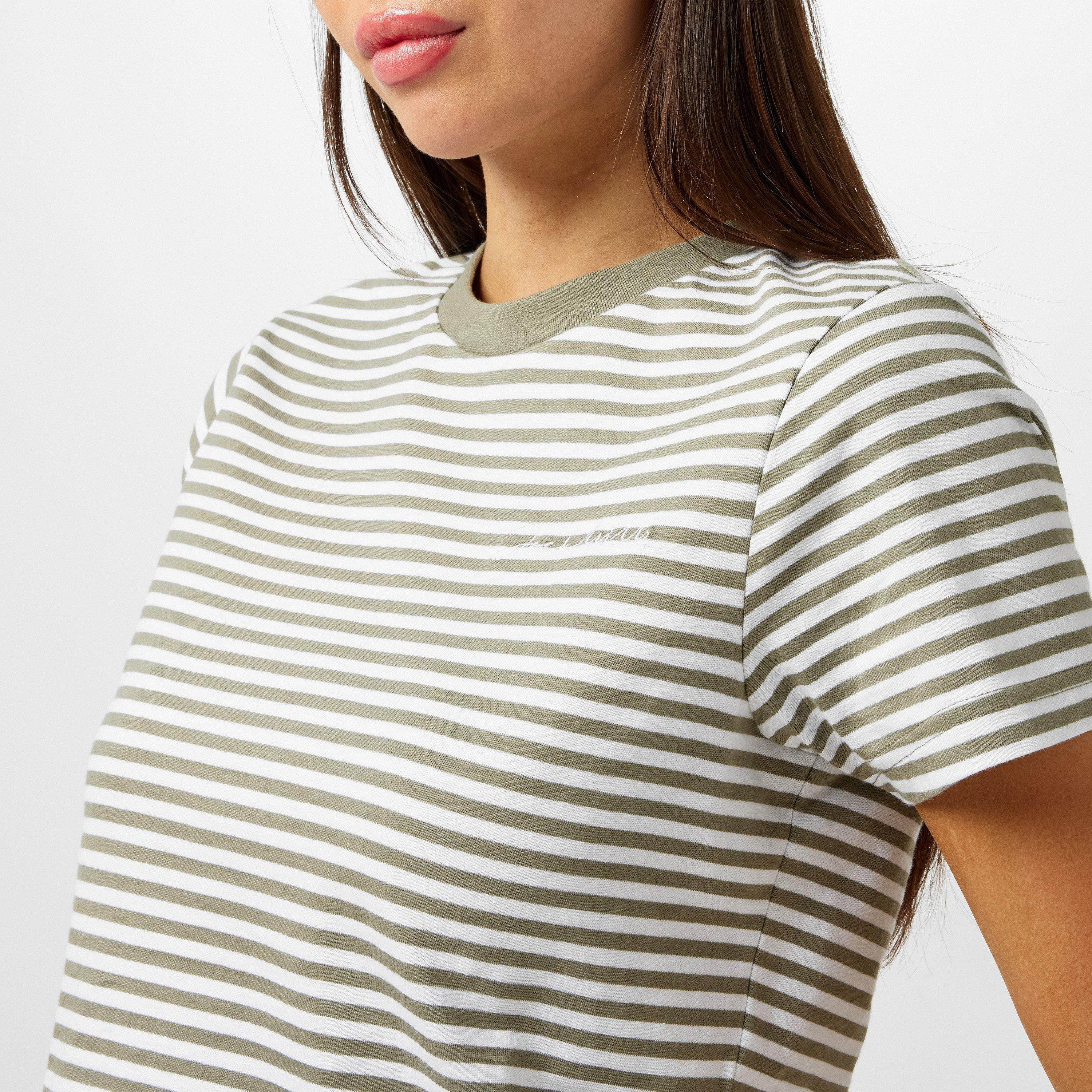 Weiß/Grün - Jack Wills - Striped Crop Top - 3
