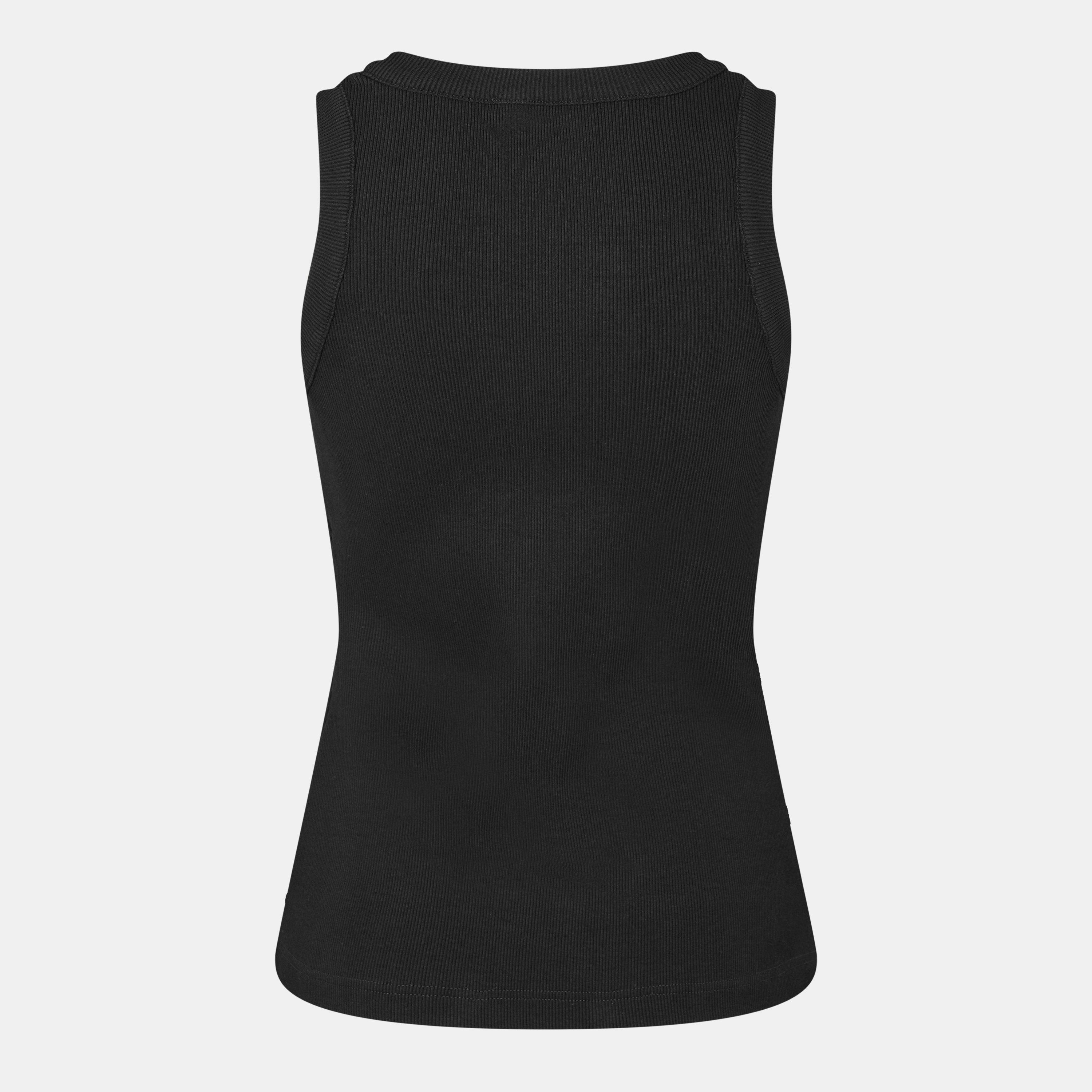 Black - Alexander McQueen - Women's Alex Logo Vest - 2