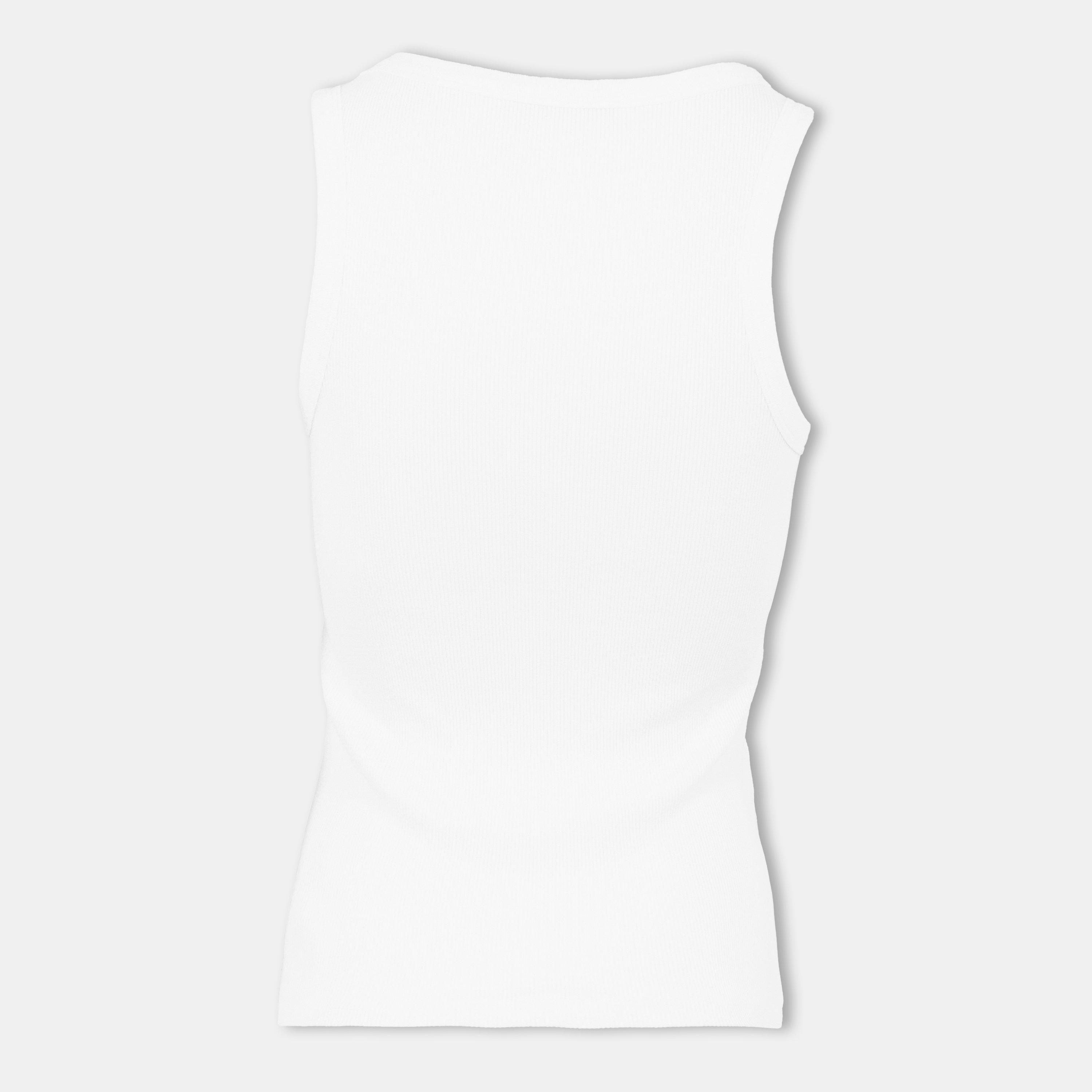 White - GIVENCHY - Logo Tank Top - 2