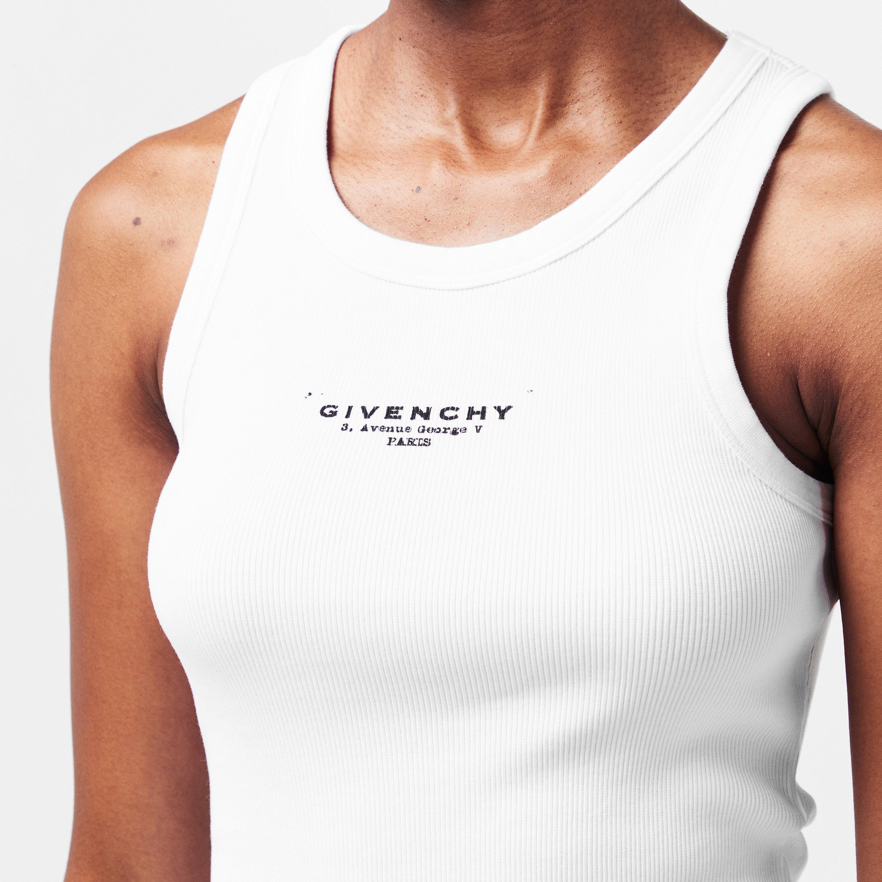 White - GIVENCHY - Logo Tank Top - 5