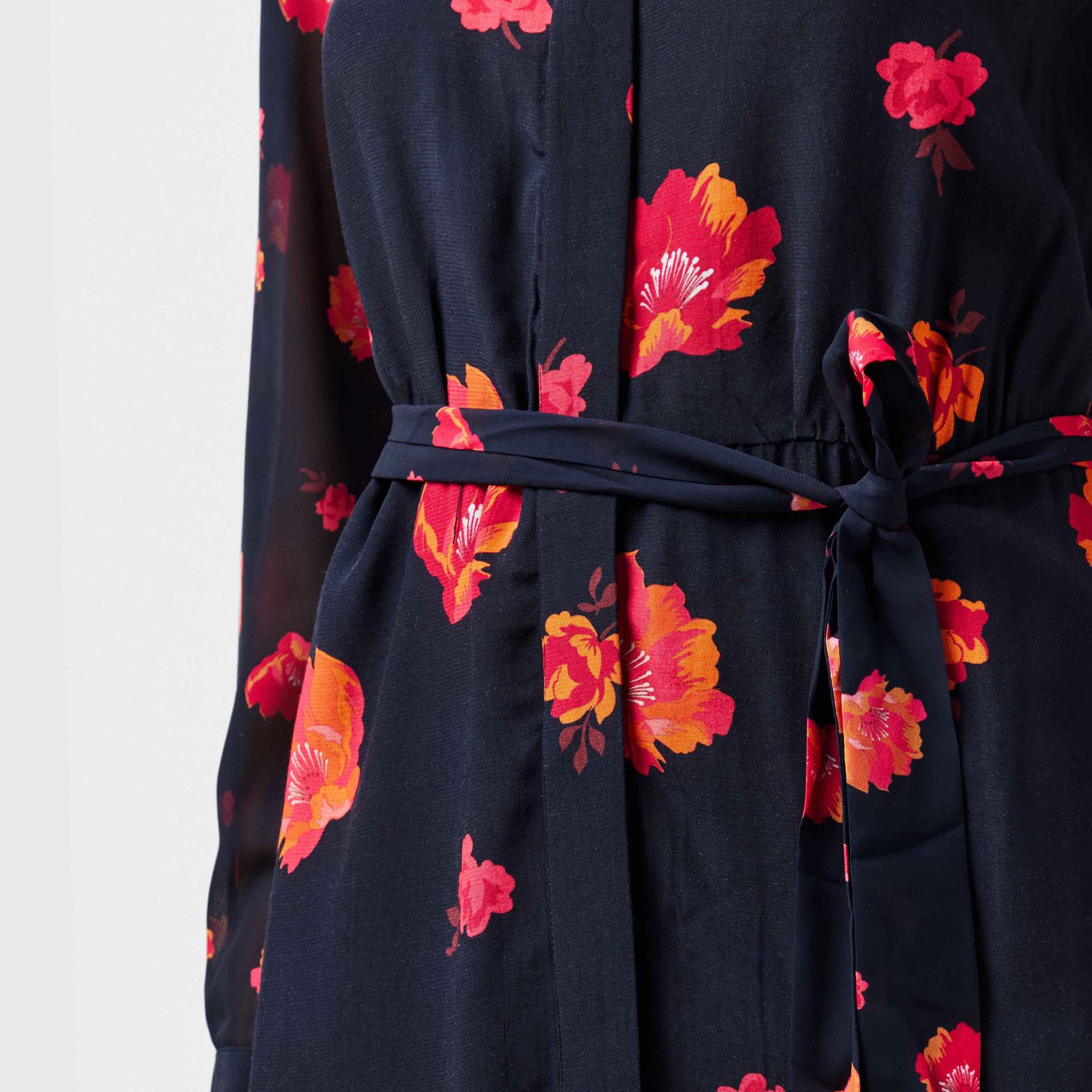 Marine Multi - French Connection - Women's Ella Shirt Dress - 5