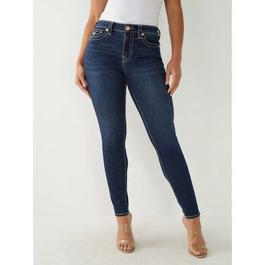 True Religion Halle Mid Rise Skinny Jeans Womens