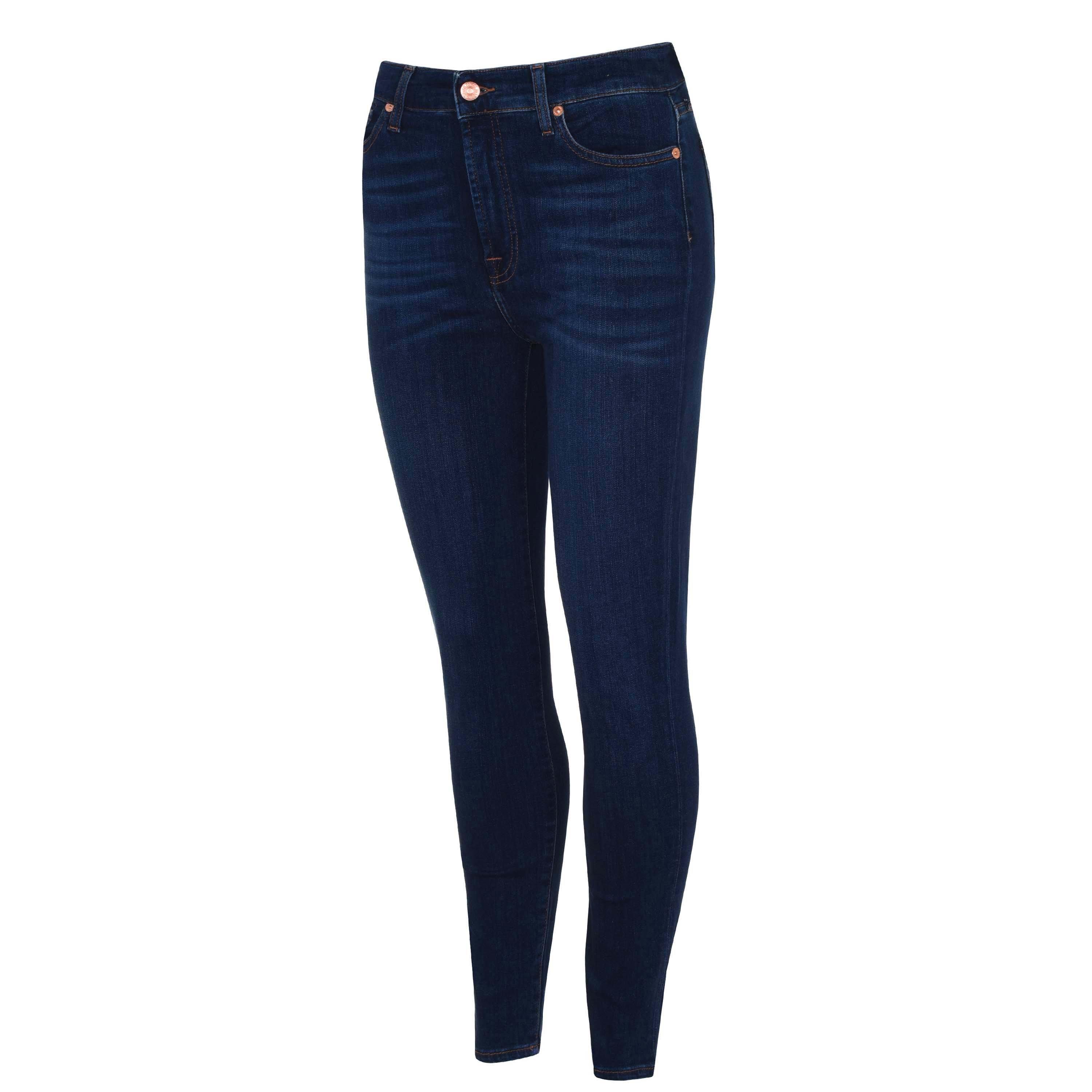 Dark Blue - 7 For All Mankind - Aubrey Slim Jeans - 6