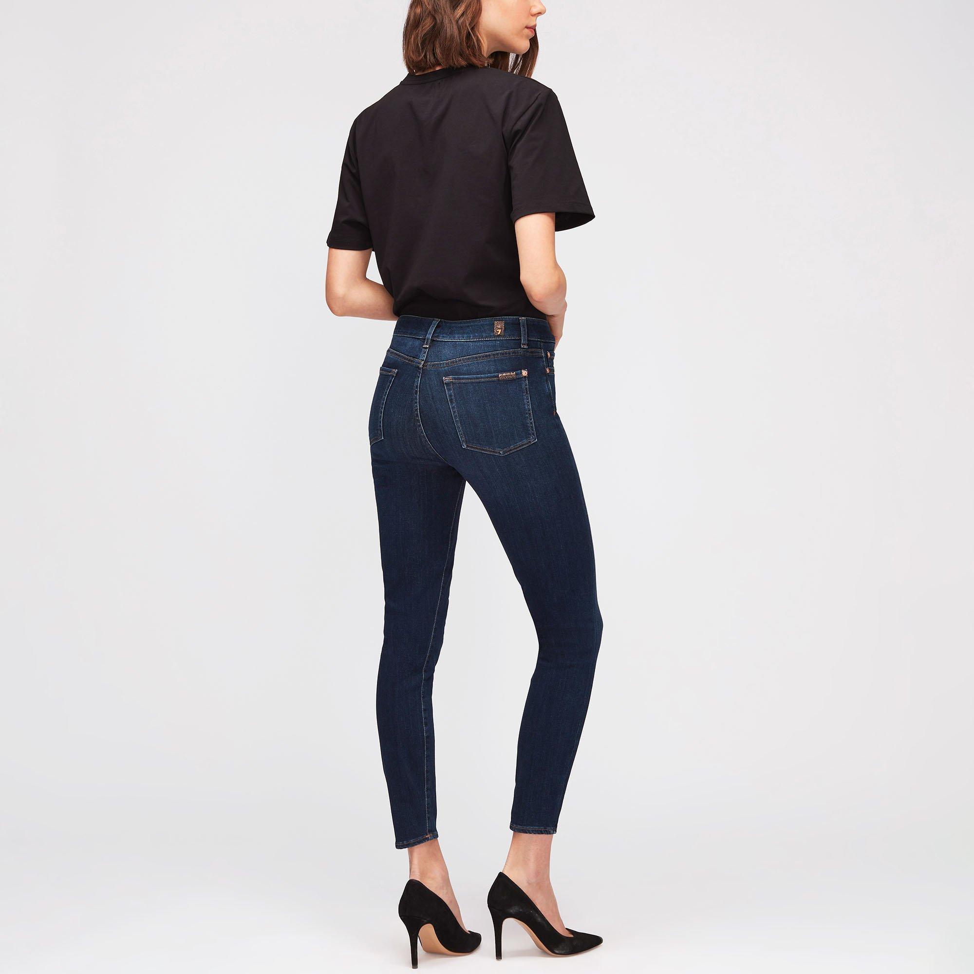 Dark Blue - 7 For All Mankind - Aubrey Slim Jeans - 3