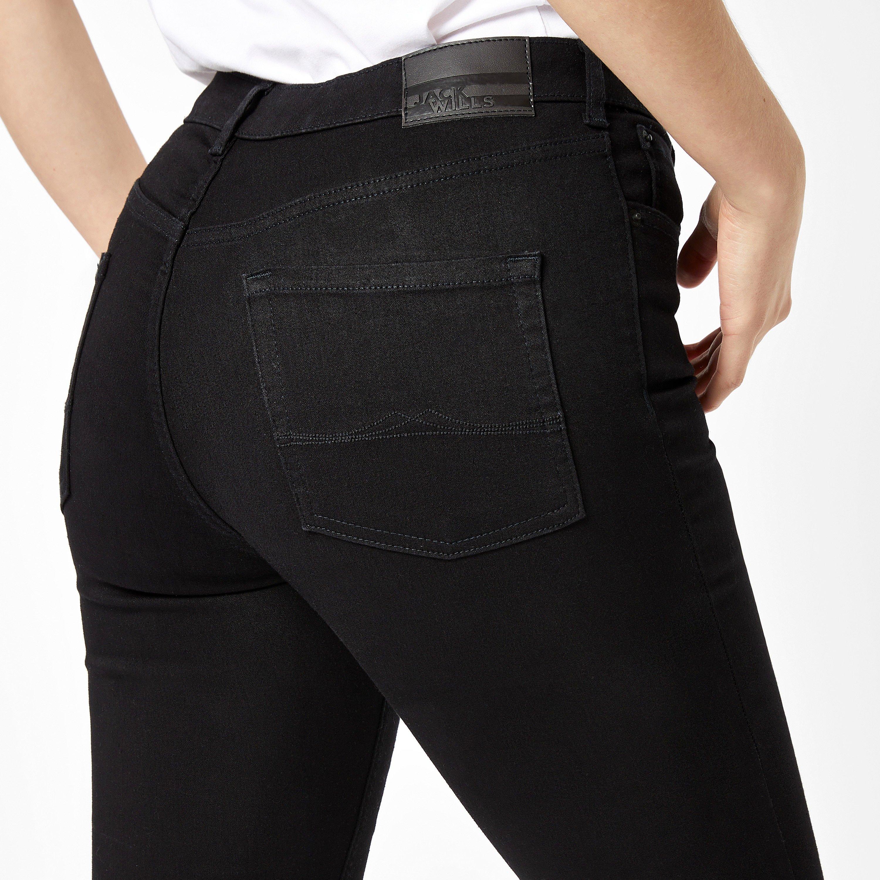 Black - Jack Wills - Fernham Mid Rise Skinny Jeans - 3