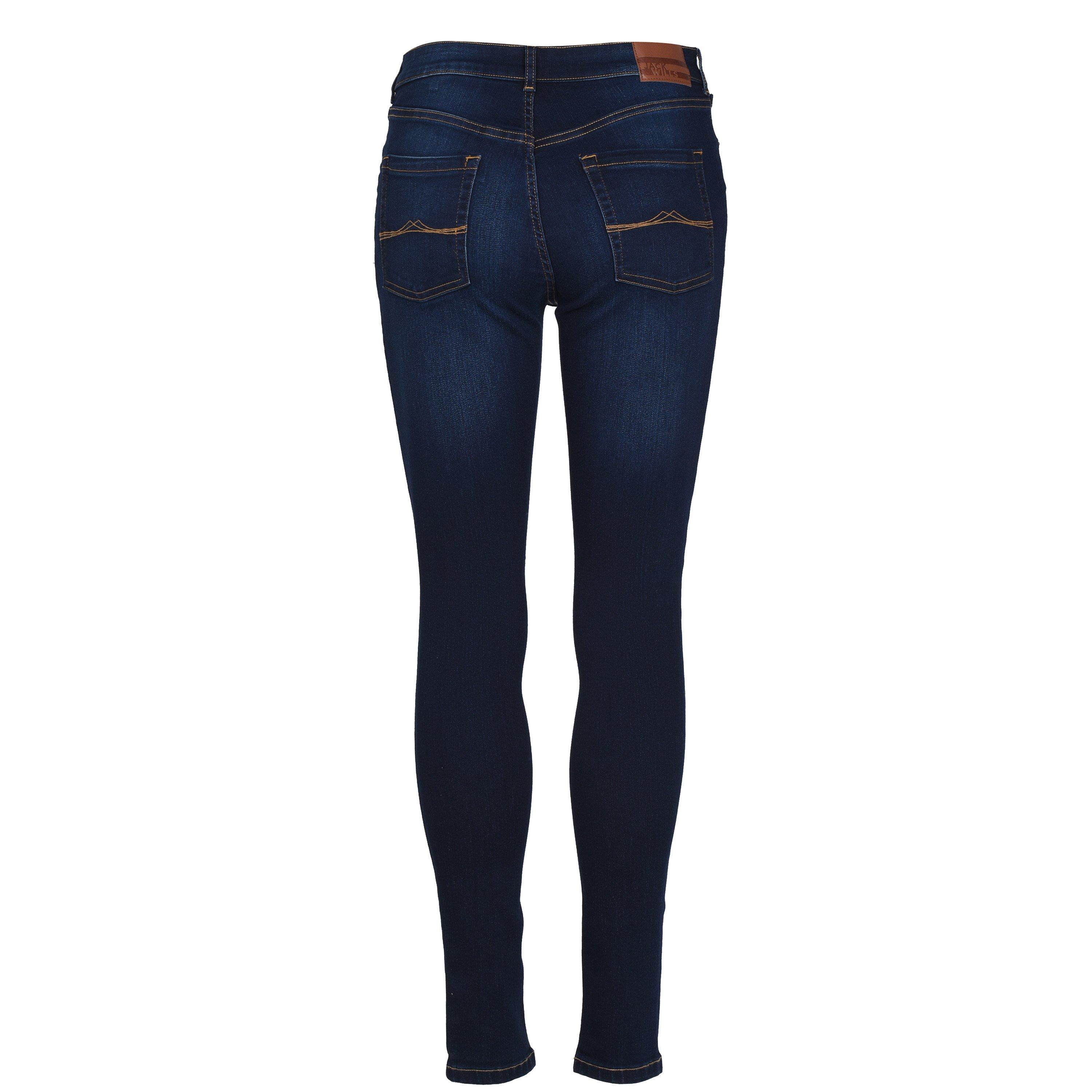 Dark Indigo - Jack Wills - Fernham Mid Rise Skinny Jeans - 6