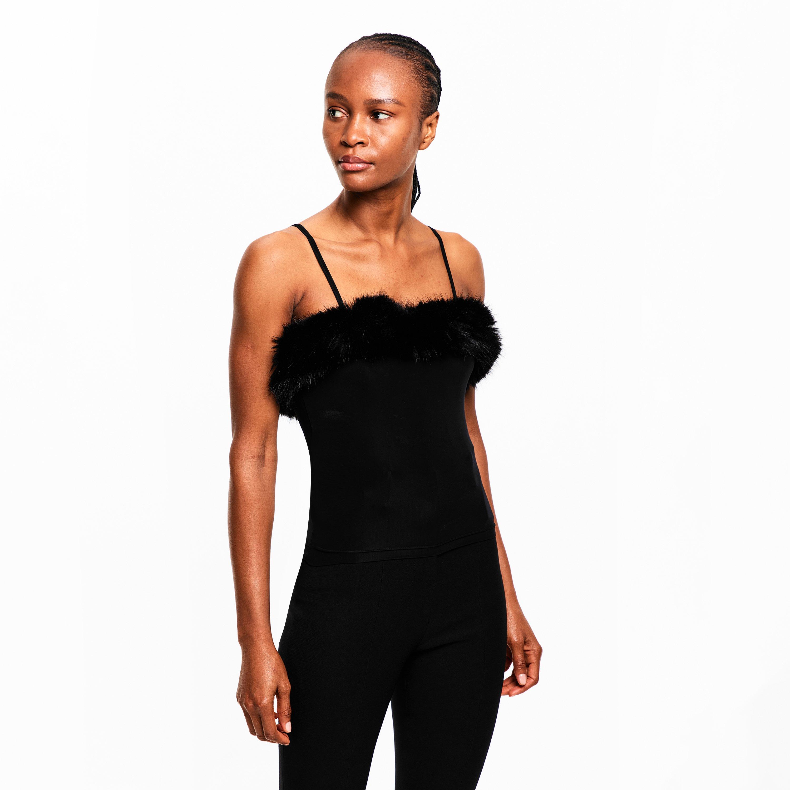 Black - Balenciaga - Women's Bal Strap Cami Top - 3