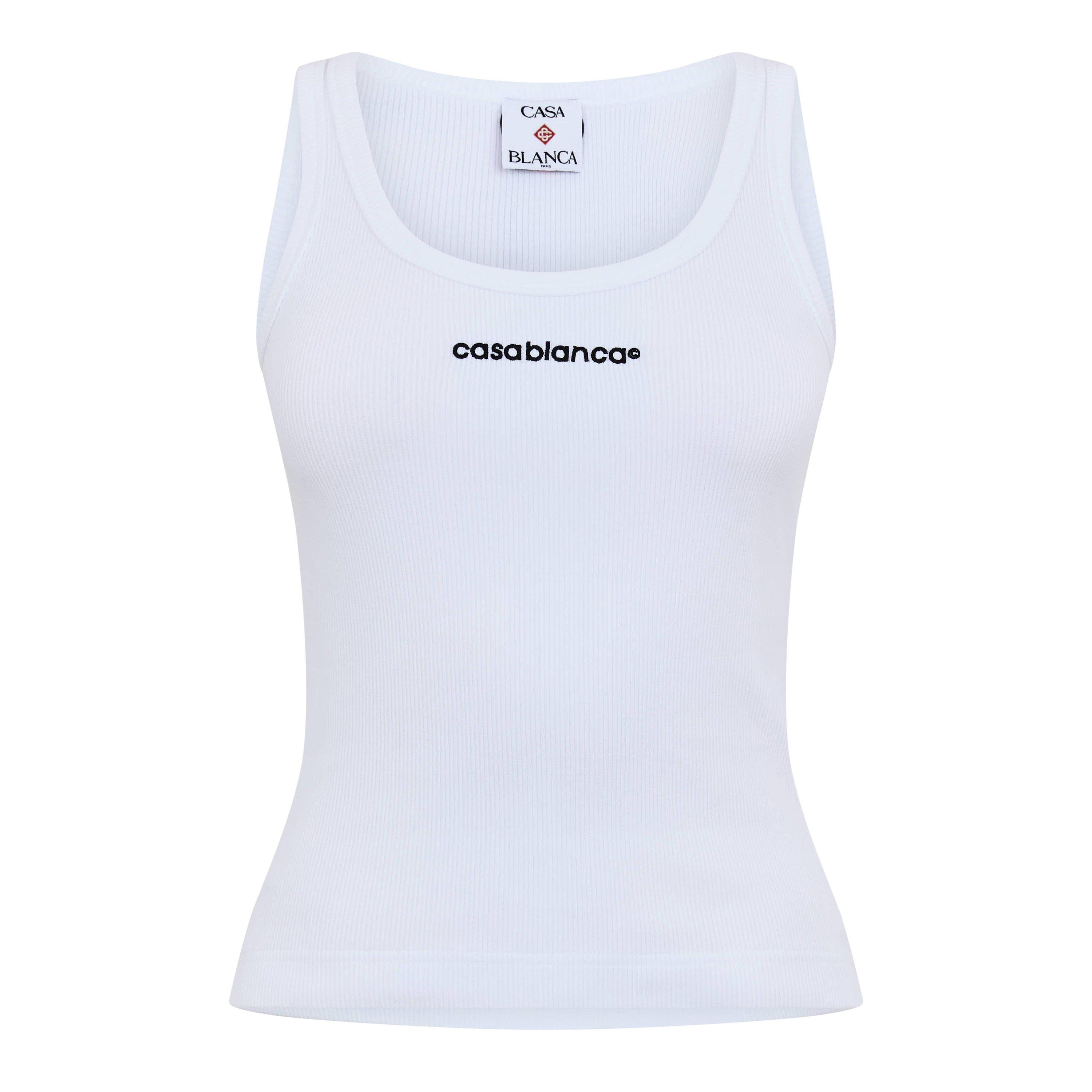 White - Casablanca - Casa Rib Tank Ld54 - 1
