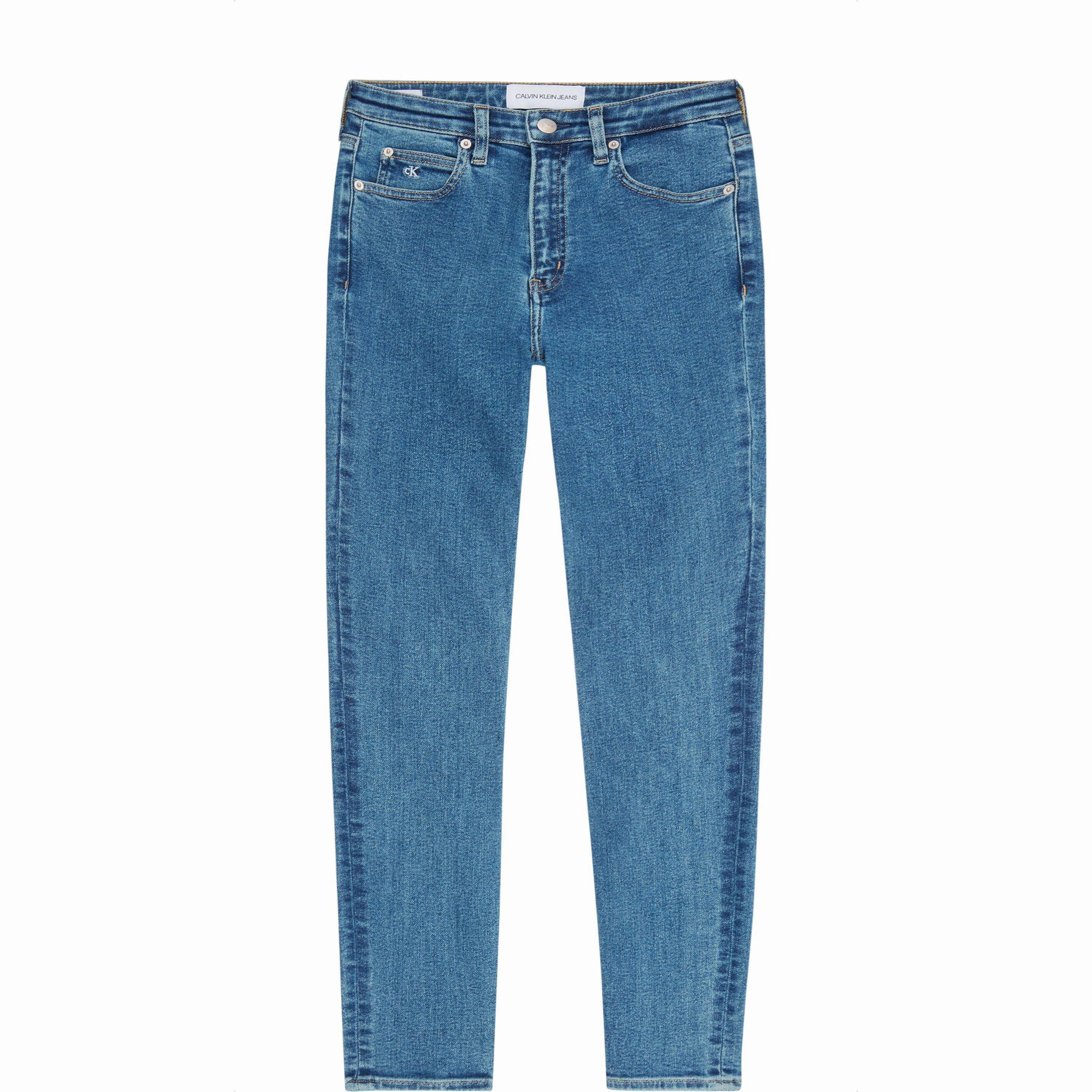 ZZ011 MID BLUE - Calvin Klein Jeans - High Rise Skinny Jeans - 6