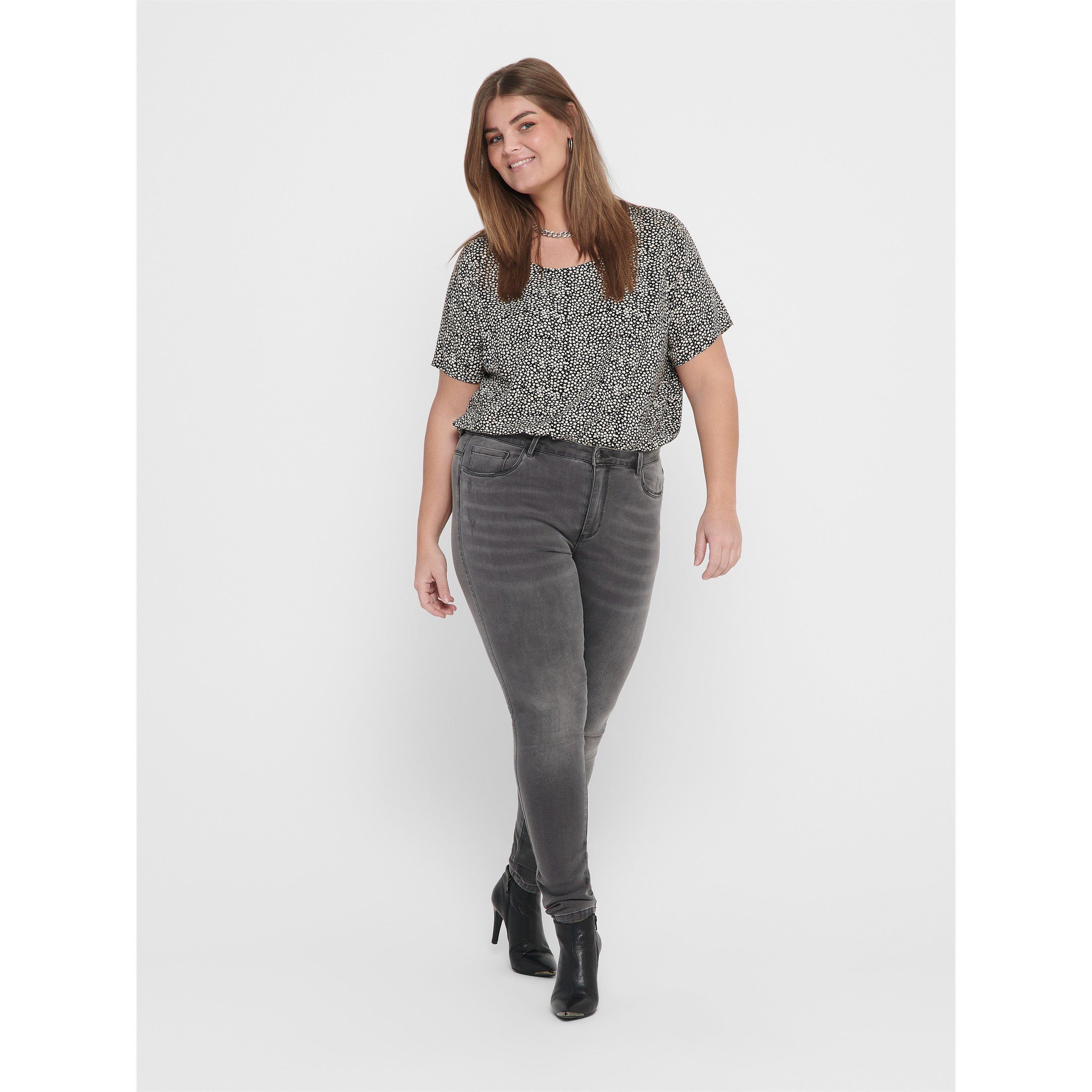Only Women's Skinny Jeans - Dark Grey Denim - 44 L34