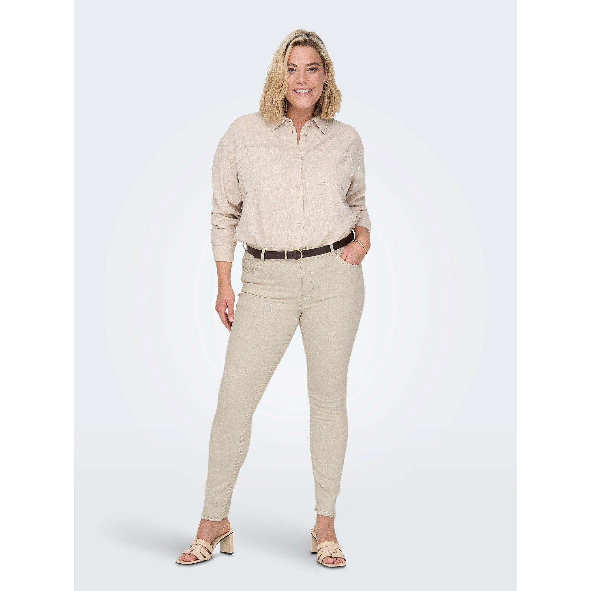 Only Women's Skinny Jeans - Ecru - 44 L34