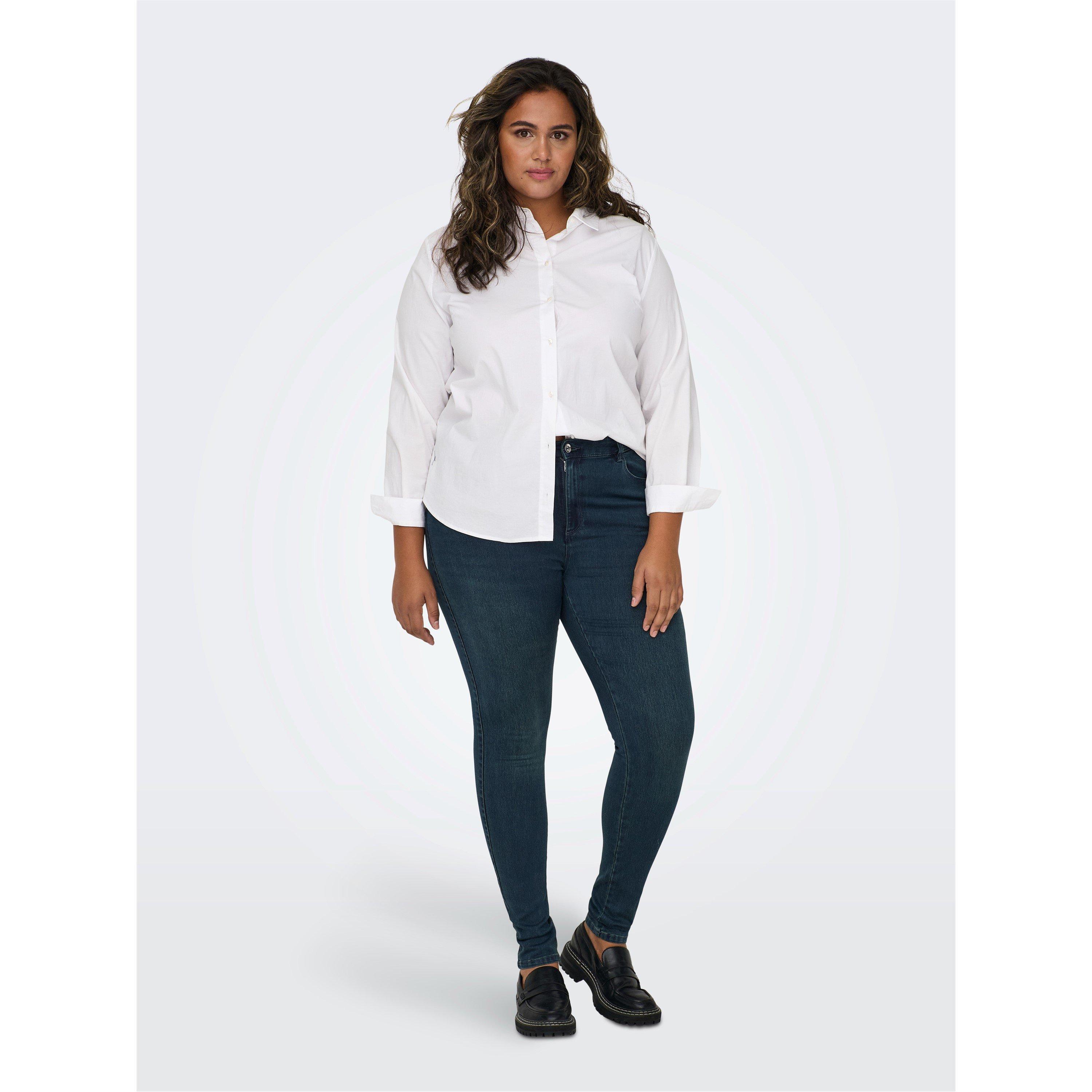 Only Women's Skinny Jeans - Blue Blk Denim - 46 L32