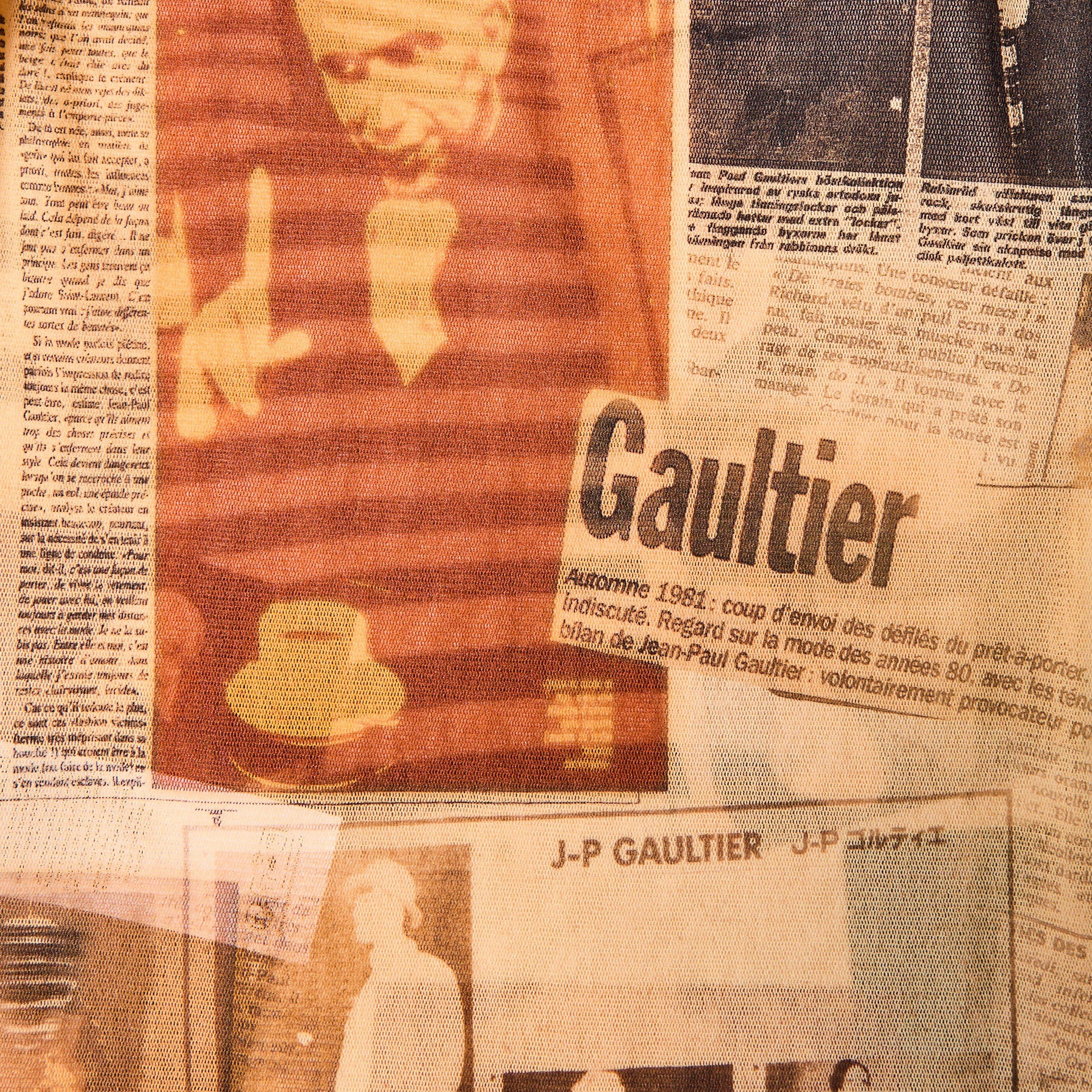 Ecru/Grey/Red - Jean Paul Gaultier - JPG Journal Tank Ld54 - 3