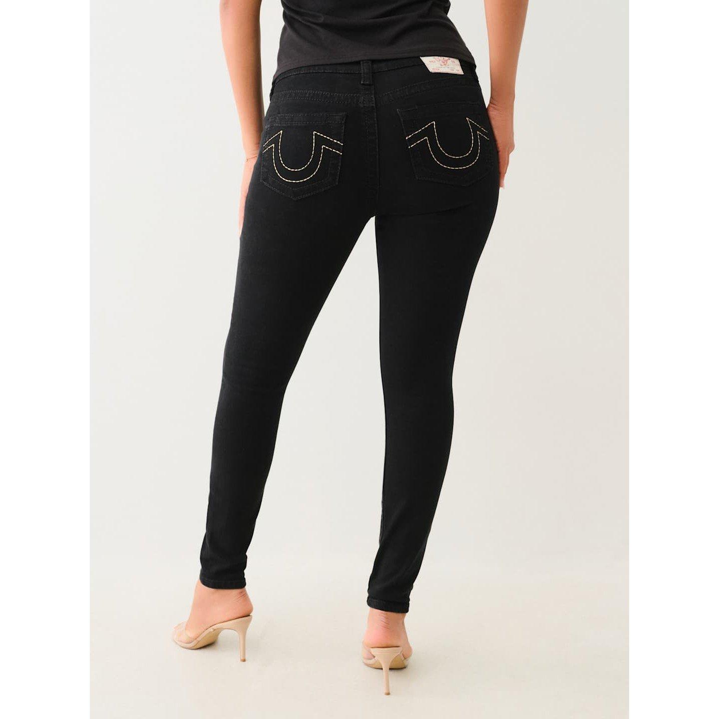 Black Rinse - True Religion - Jennie Skinny Jeans Womens - 2