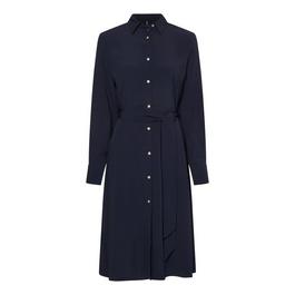 Tommy Hilfiger CREPE KNEE SHIRT DRESS LS