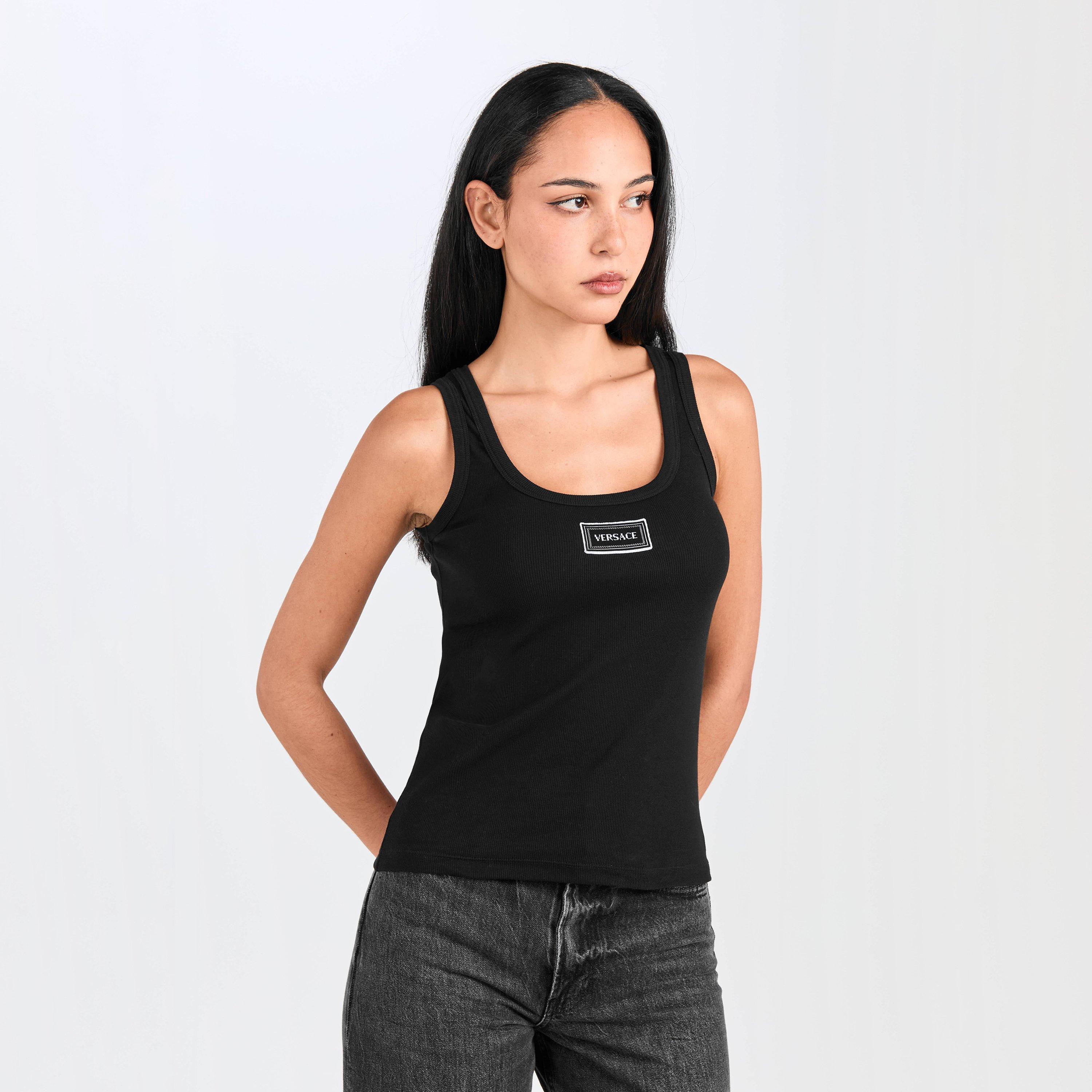 Black - Versace - Versace Tank Top Ld61 - 3