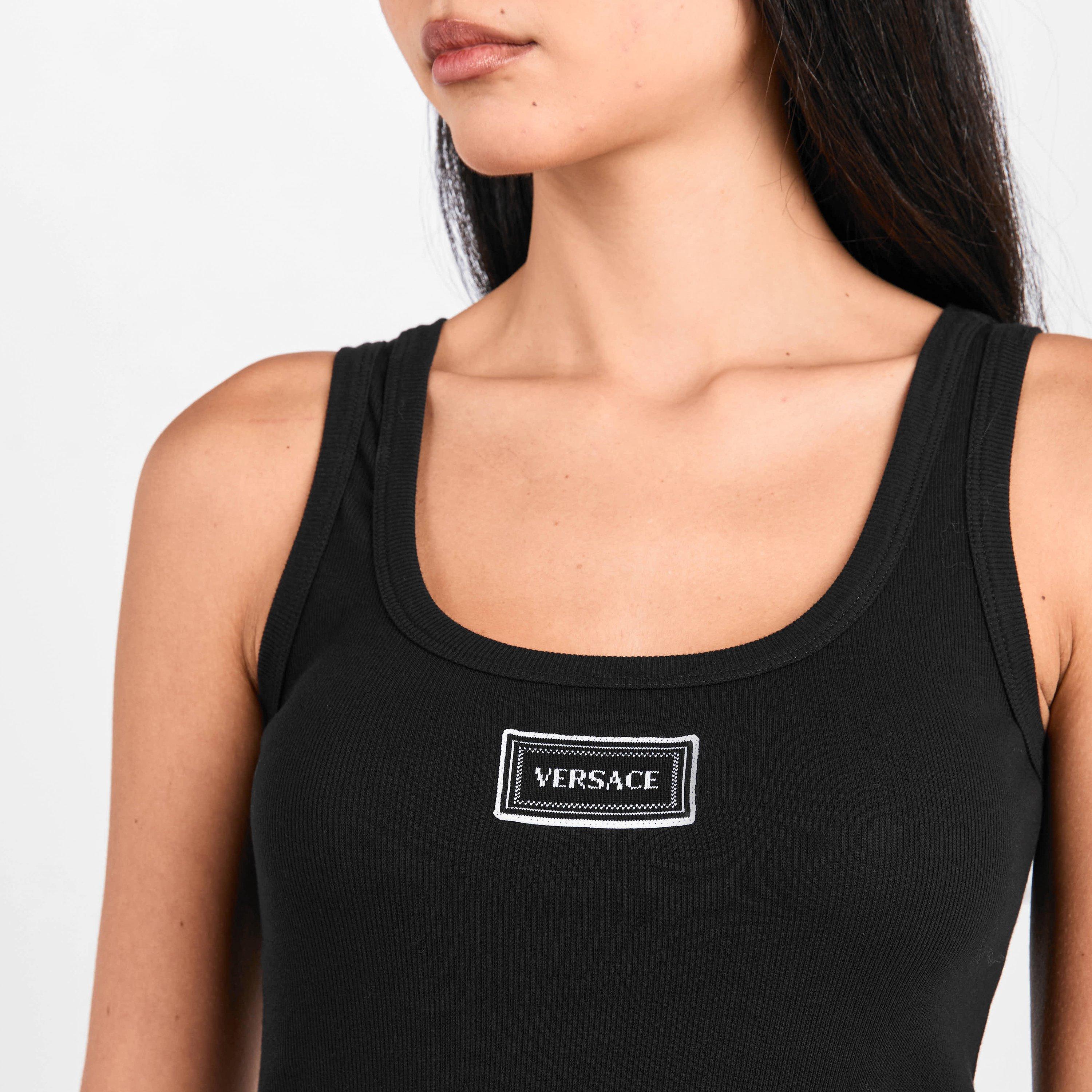 Black - Versace - Versace Tank Top Ld61 - 5