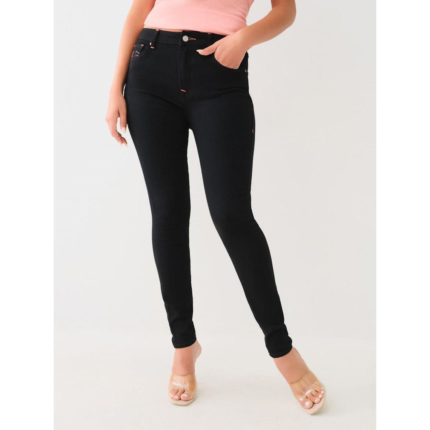 Black Rinse - True Religion - High-Rise Super Skinny Jeans - 1