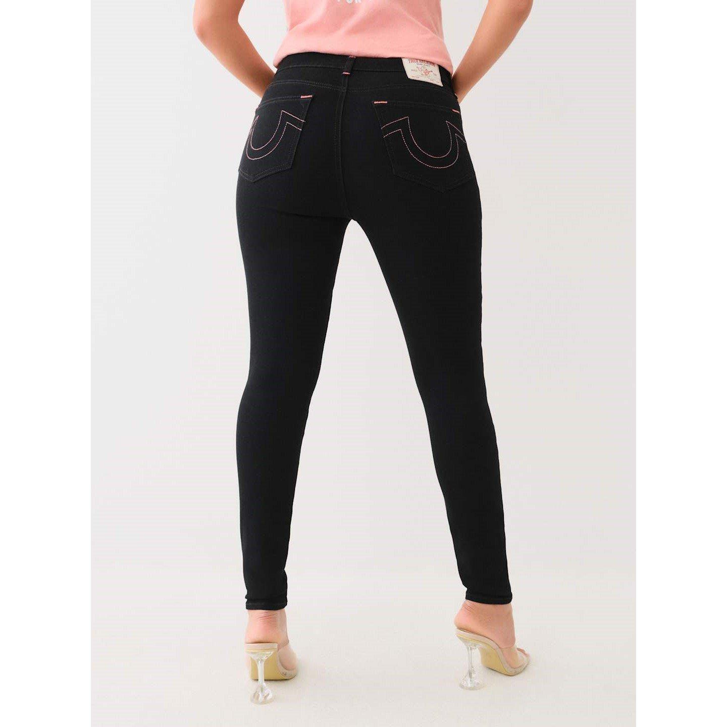 Black Rinse - True Religion - High-Rise Super Skinny Jeans - 2